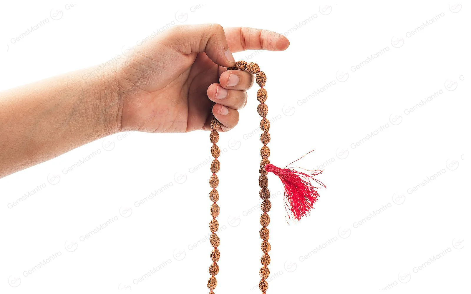 3 Mukhi Japa Rudraksha Mala - Image 4