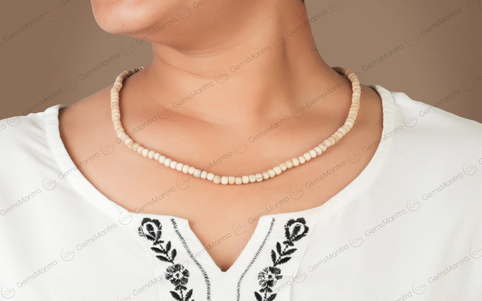 6MM Round Tulsi Kanthi (Govt. Certified) - Image 2