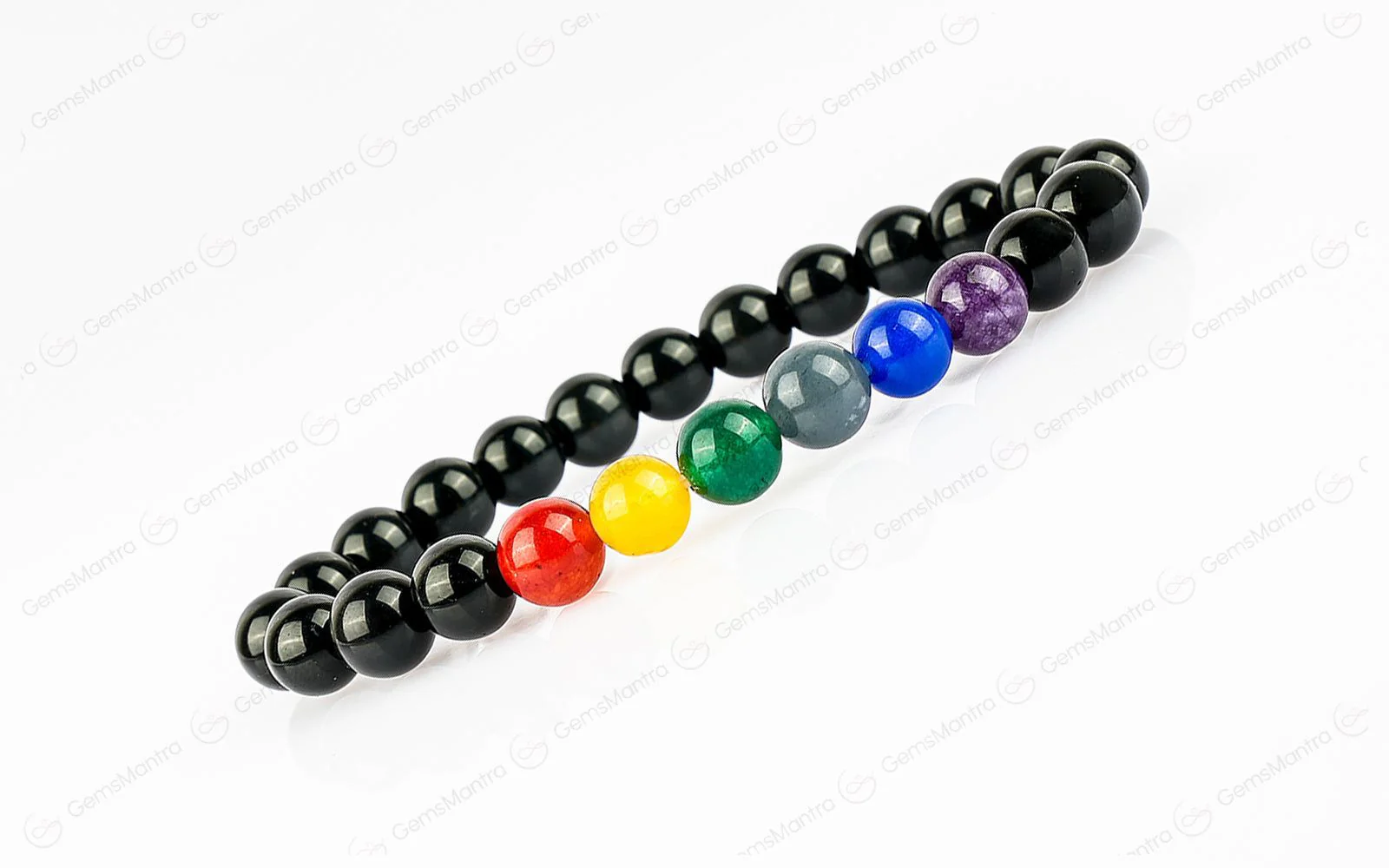 Original 7 Chakra Agate Bracelet with Certificate - Image 2
