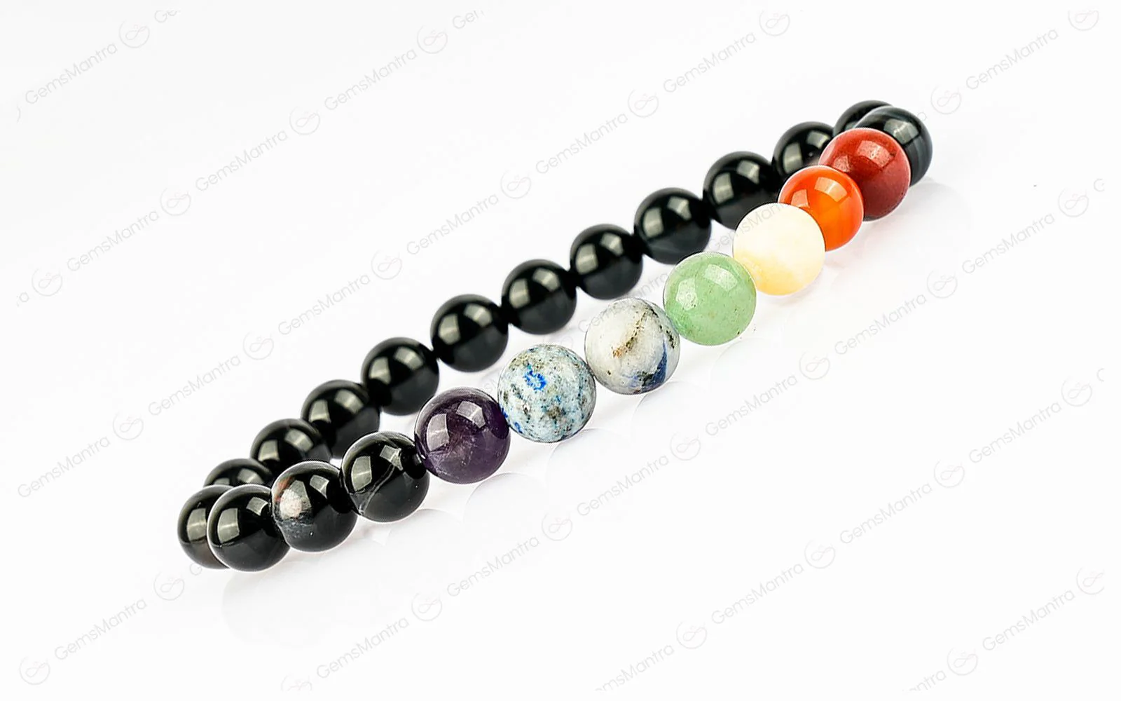 Original 7 Chakra Onyx Bracelet with Certificate - Image 2