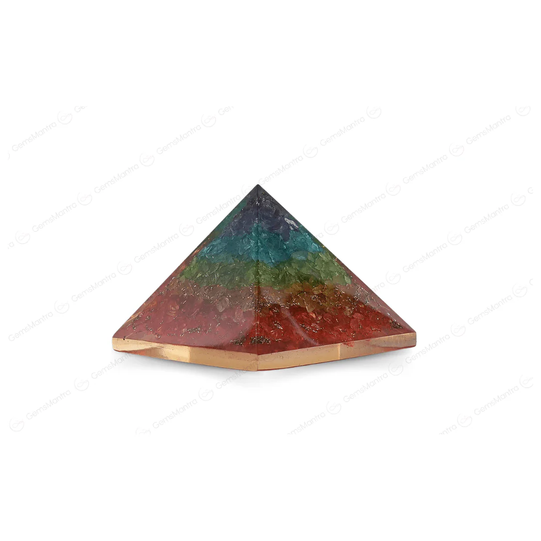 7 Chakra Orgonite Pyramid/Orgone Pyramid - Image 5