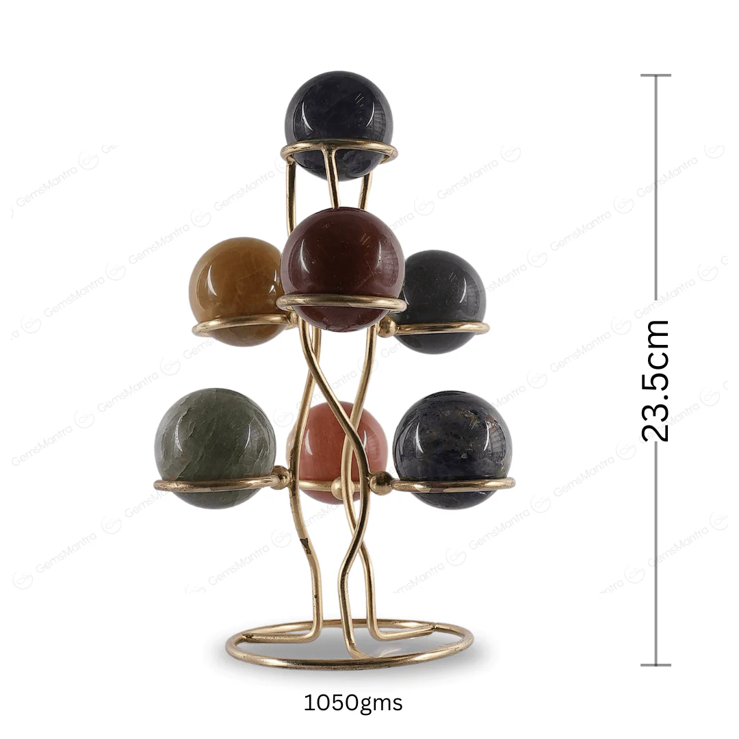 7 Chakra Sphere/Ball With Stand - Image 3