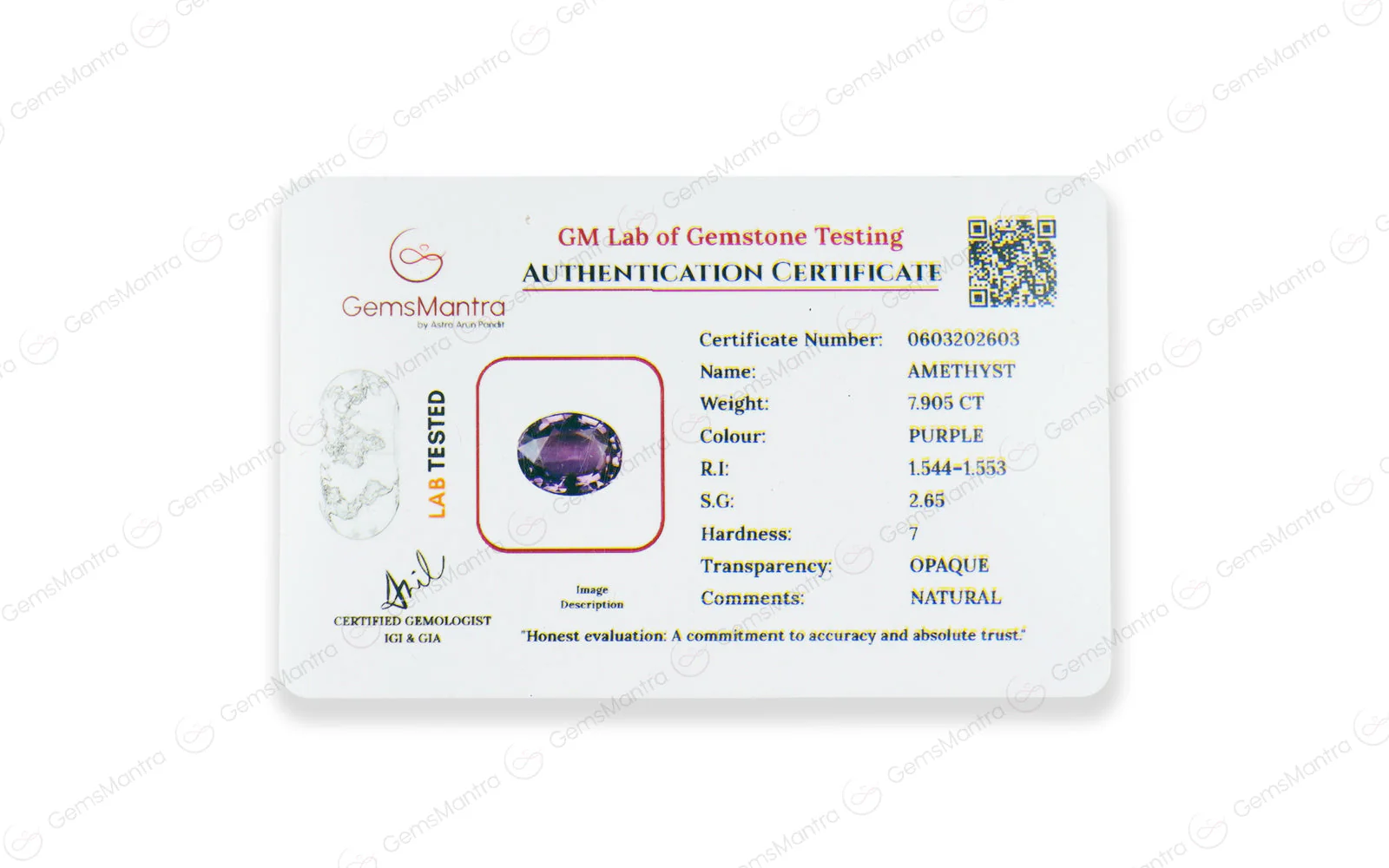 Amethyst - 7.91 Carats - Image 4