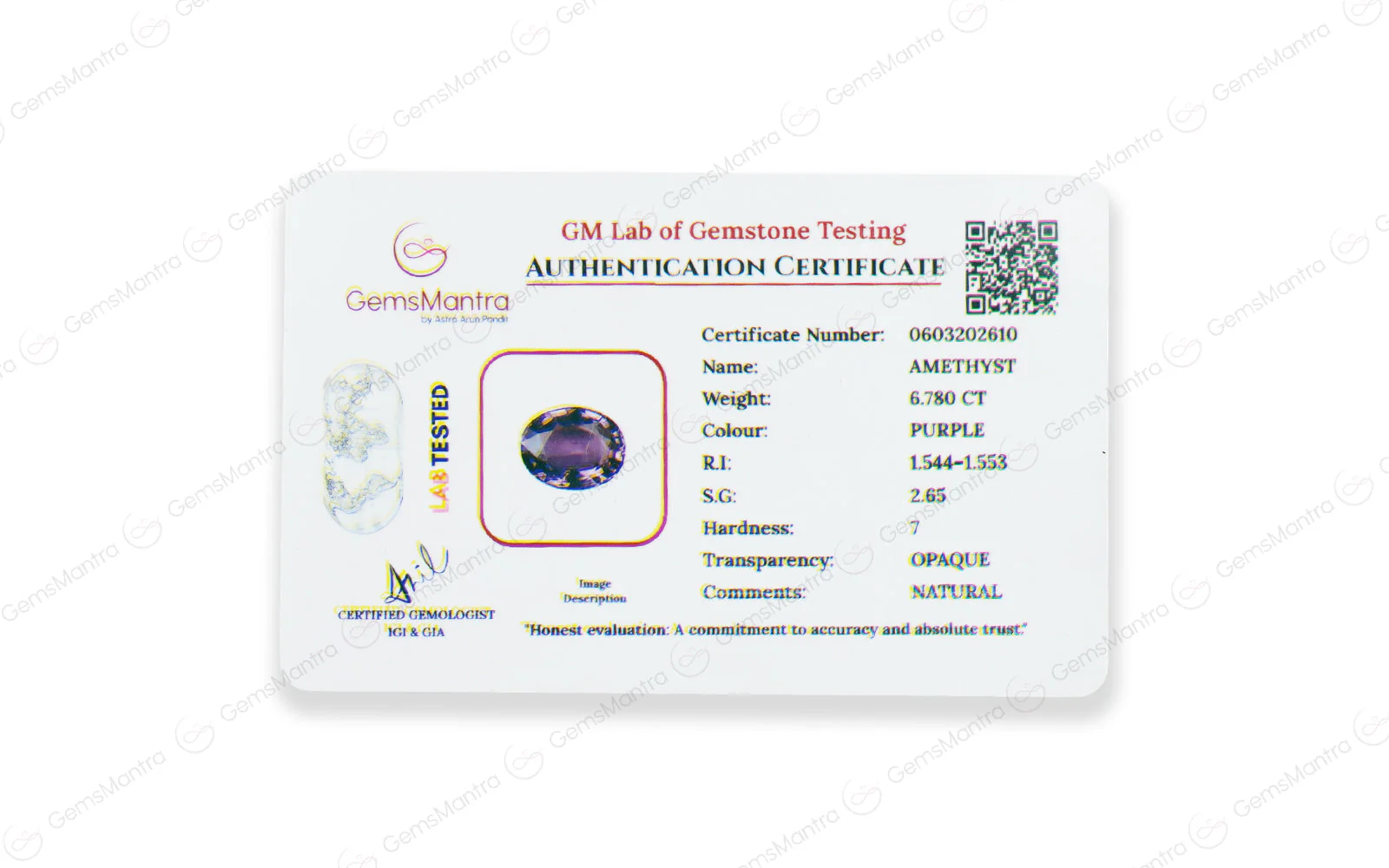 Amethyst - 6.78 Carats - Image 4