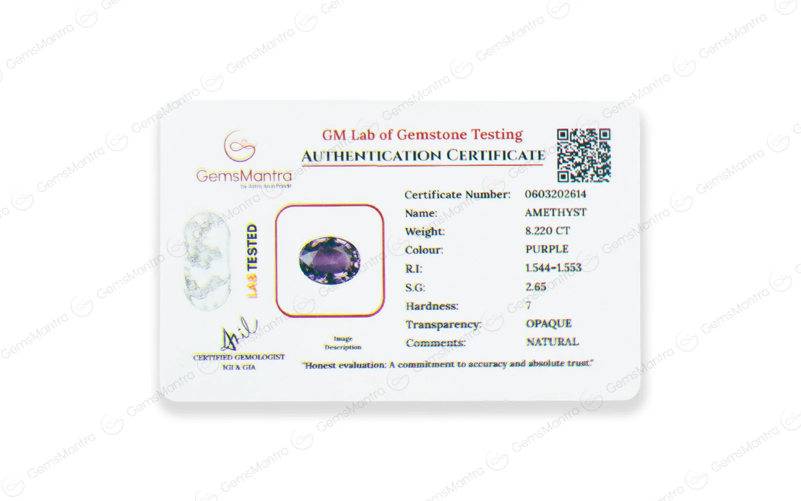 Amethyst - 8.22 Carats - Image 4