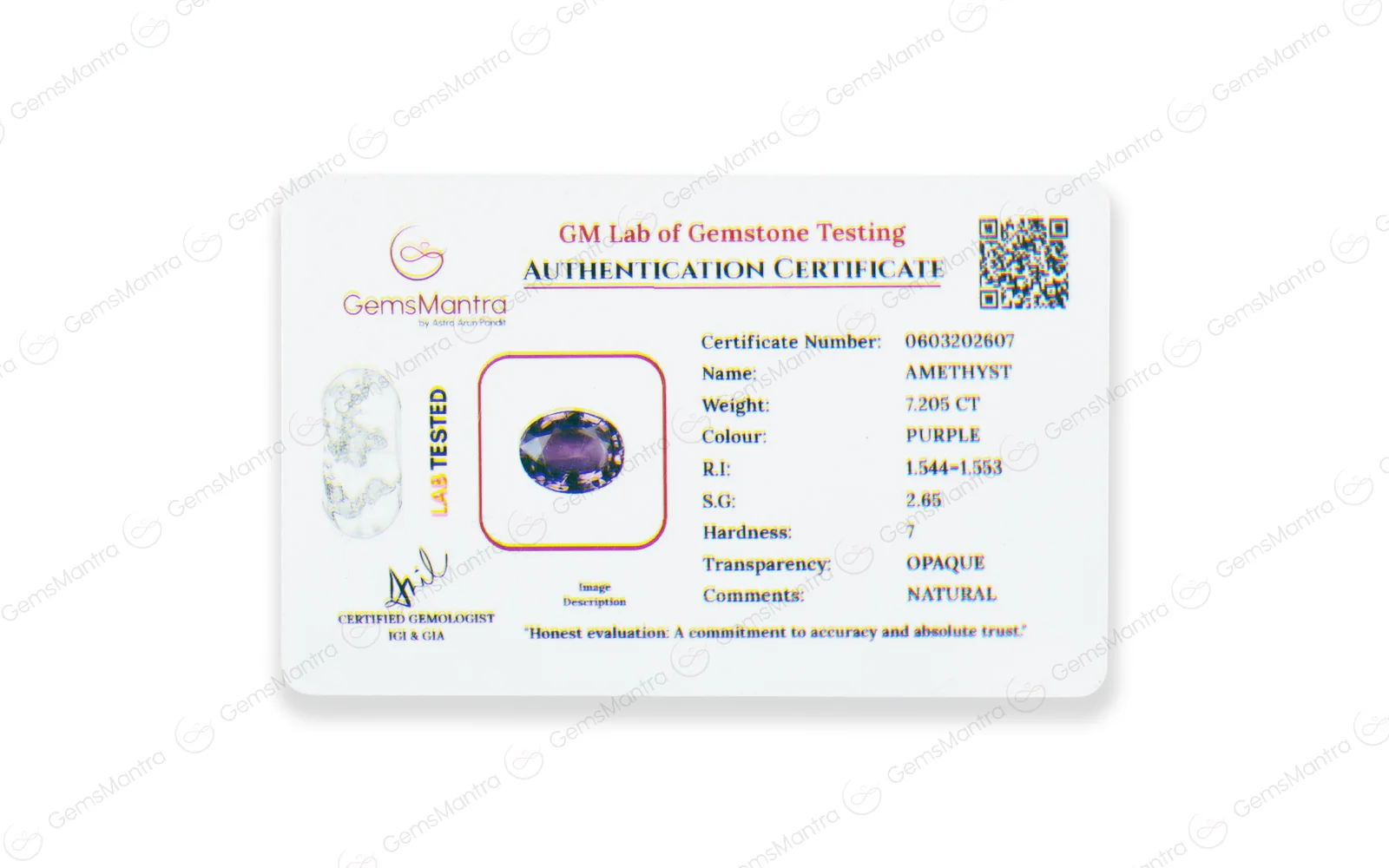 Amethyst - 7.21 Carats - Image 4