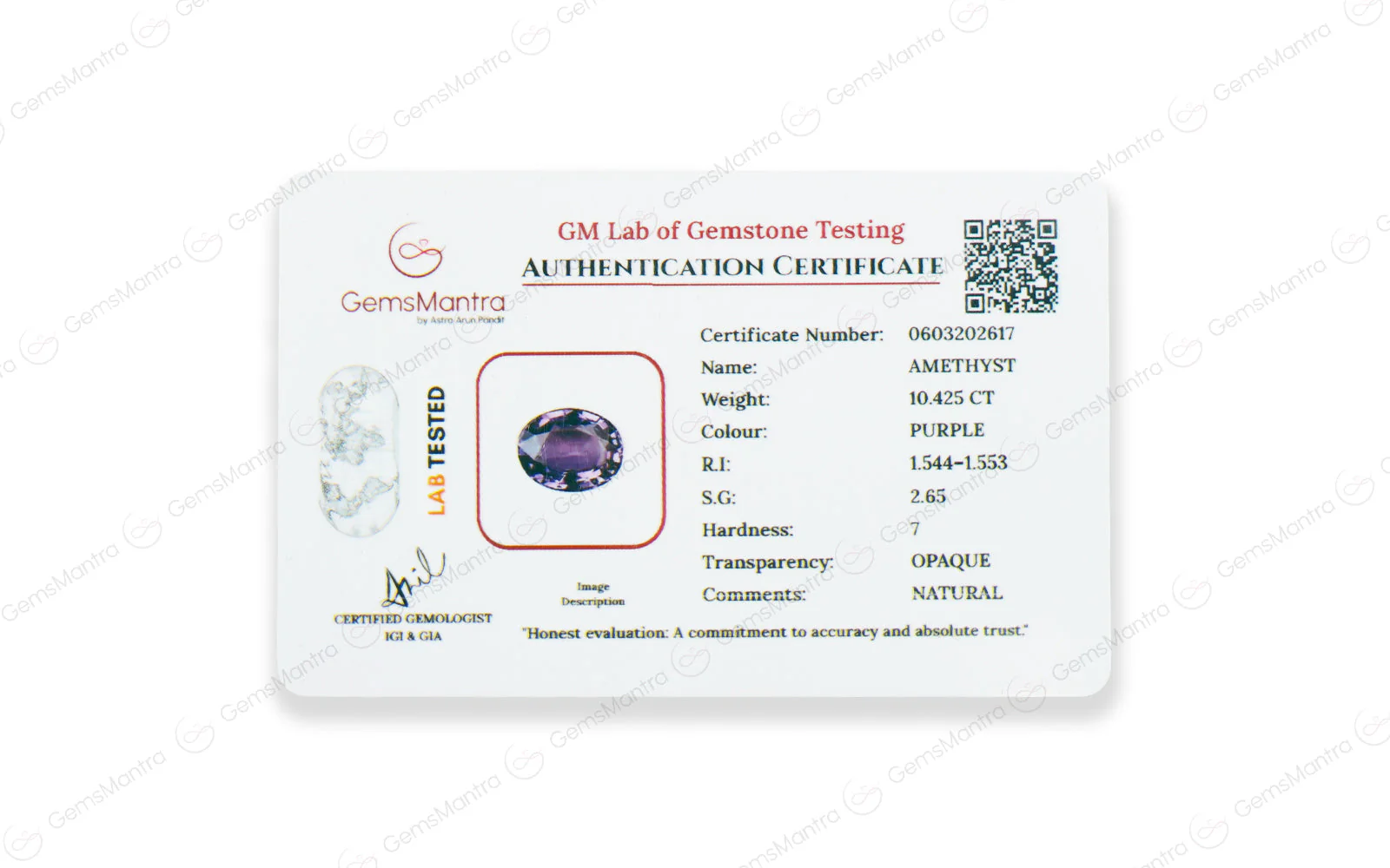 Amethyst - 10.43 Carats - Image 4