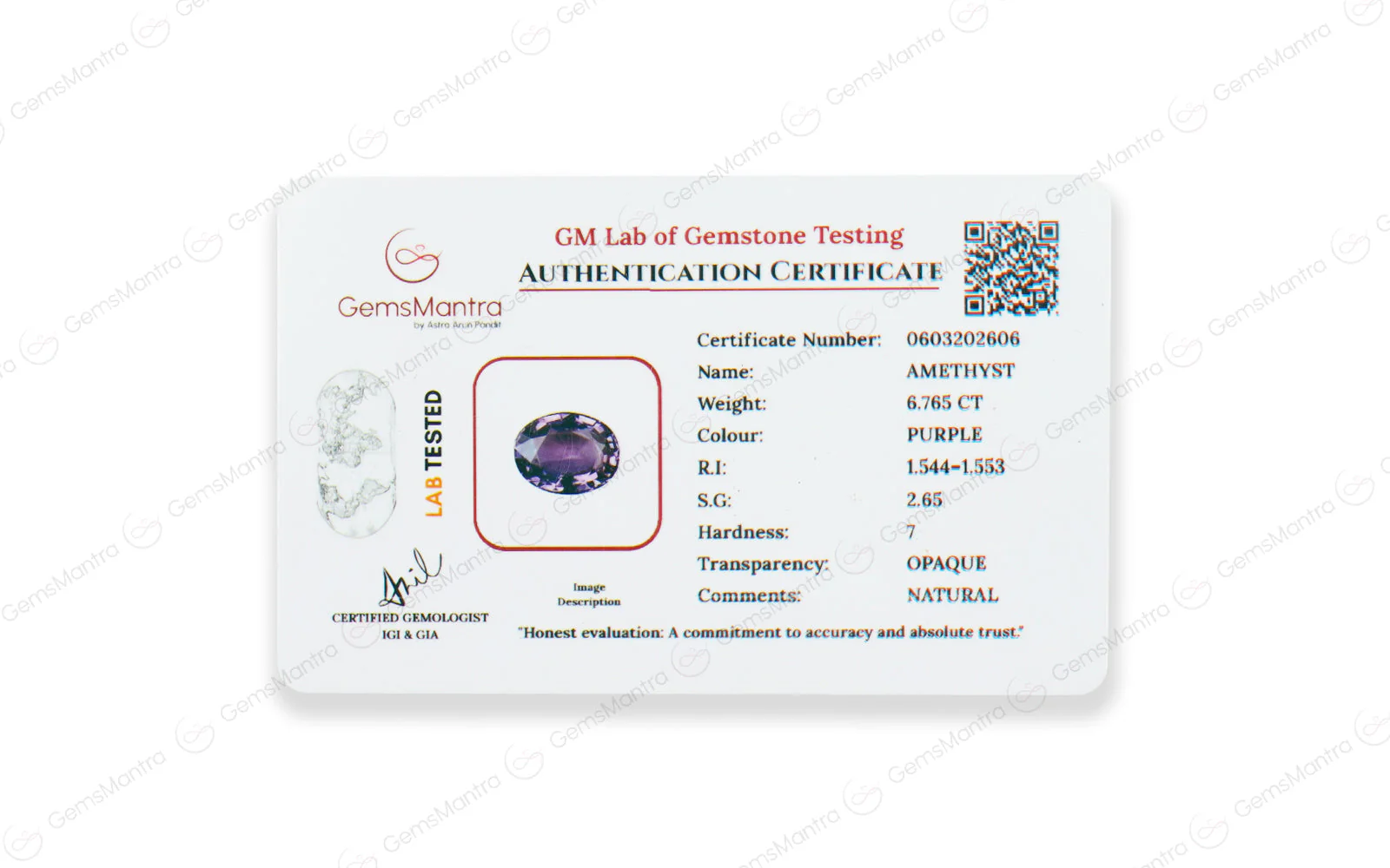 Amethyst - 6.77 Carats - Image 4