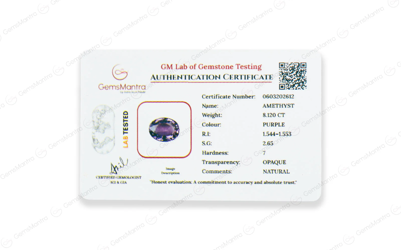 Amethyst - 8.12 Carats - Image 4
