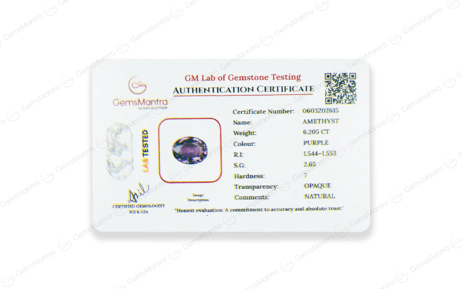 Amethyst - 6.21 Carats - Image 4