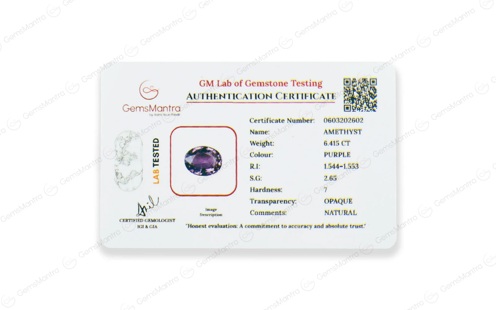 Amethyst - 6.42 Carats - Image 4