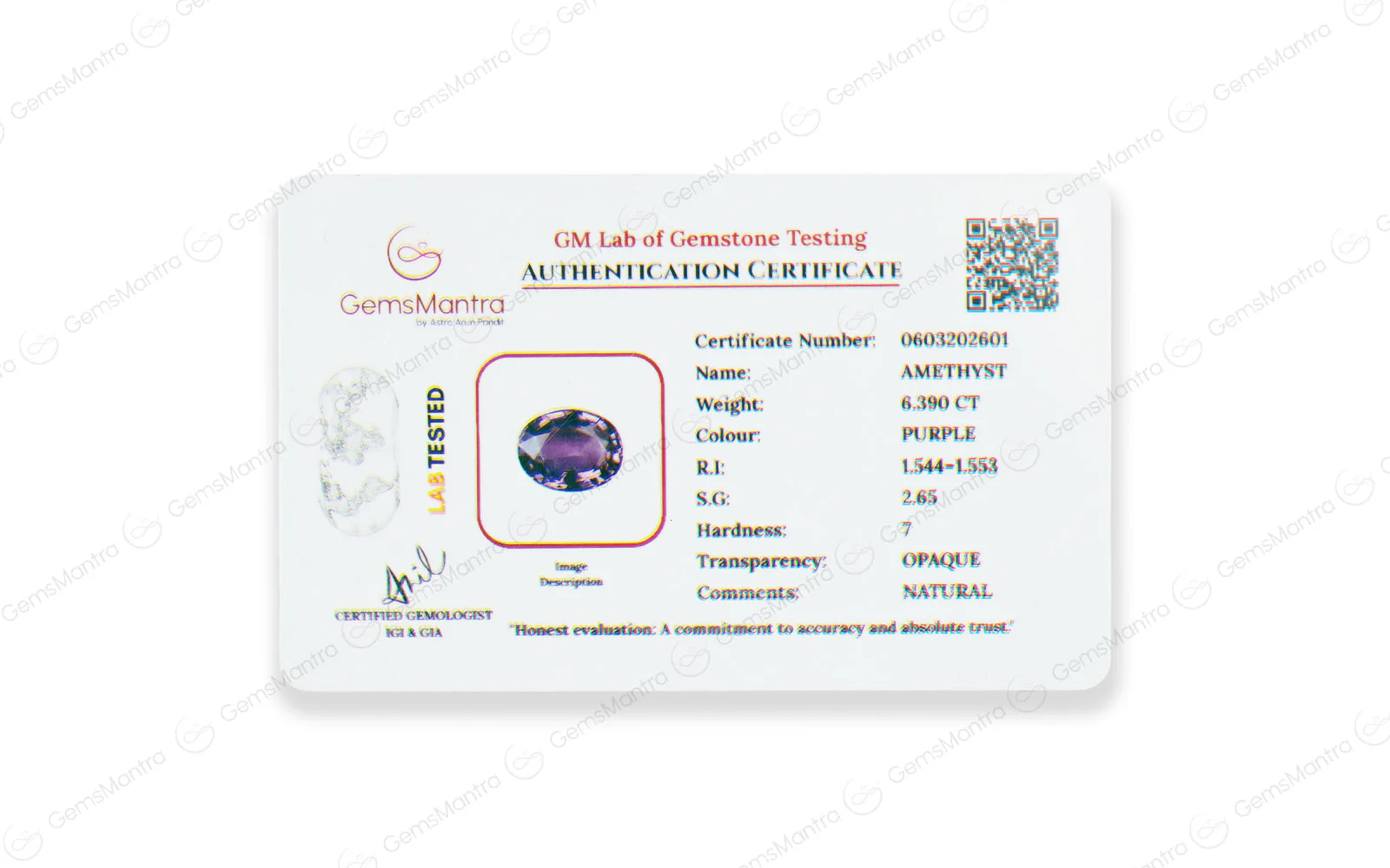 Amethyst - 6.39 Carats - Image 4