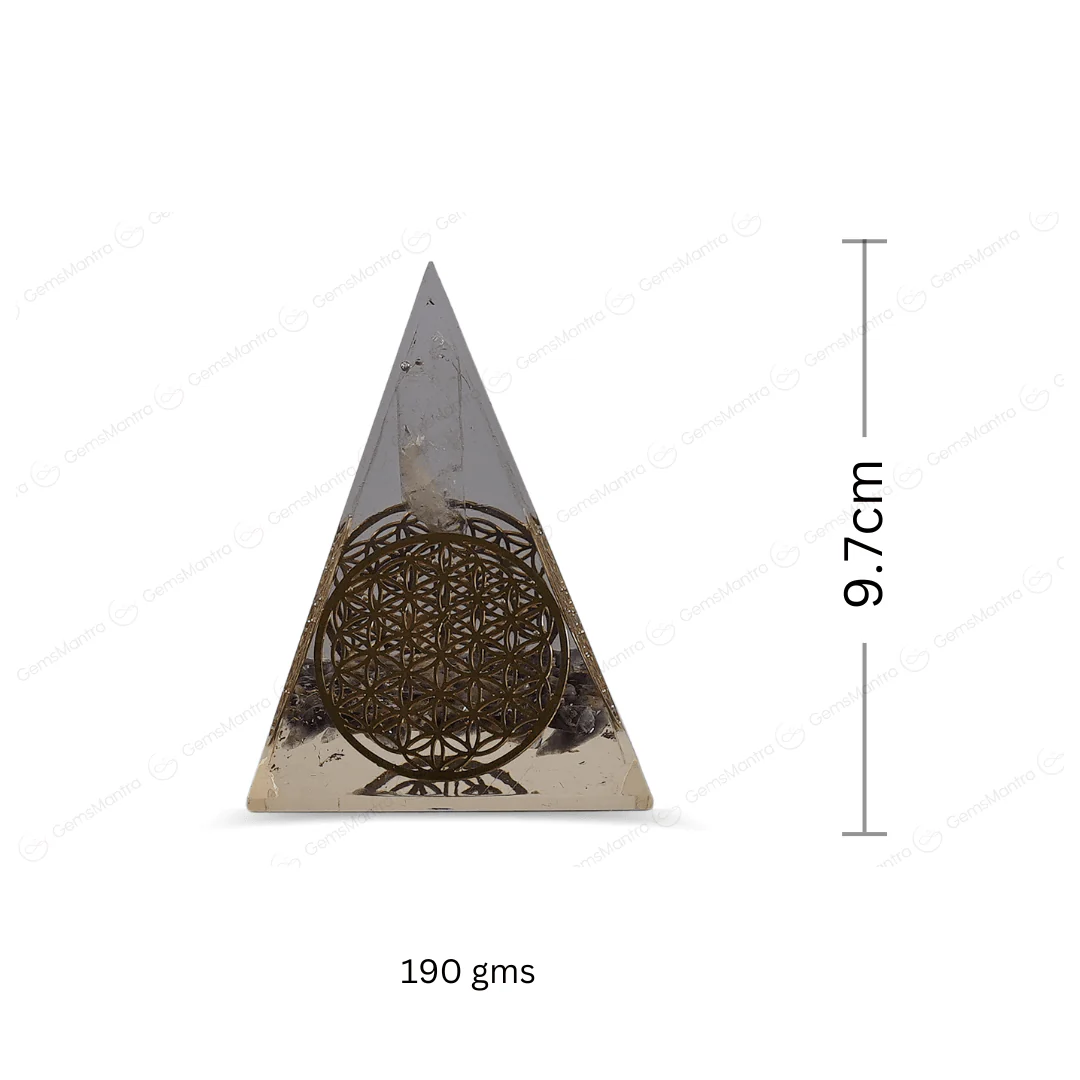 Amethyst Orgonite Nubian Pyramid - Image 3