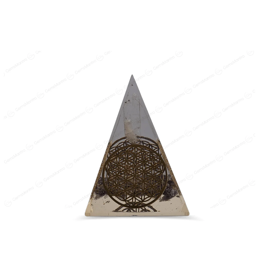 Amethyst Orgonite Nubian Pyramid - Image 4