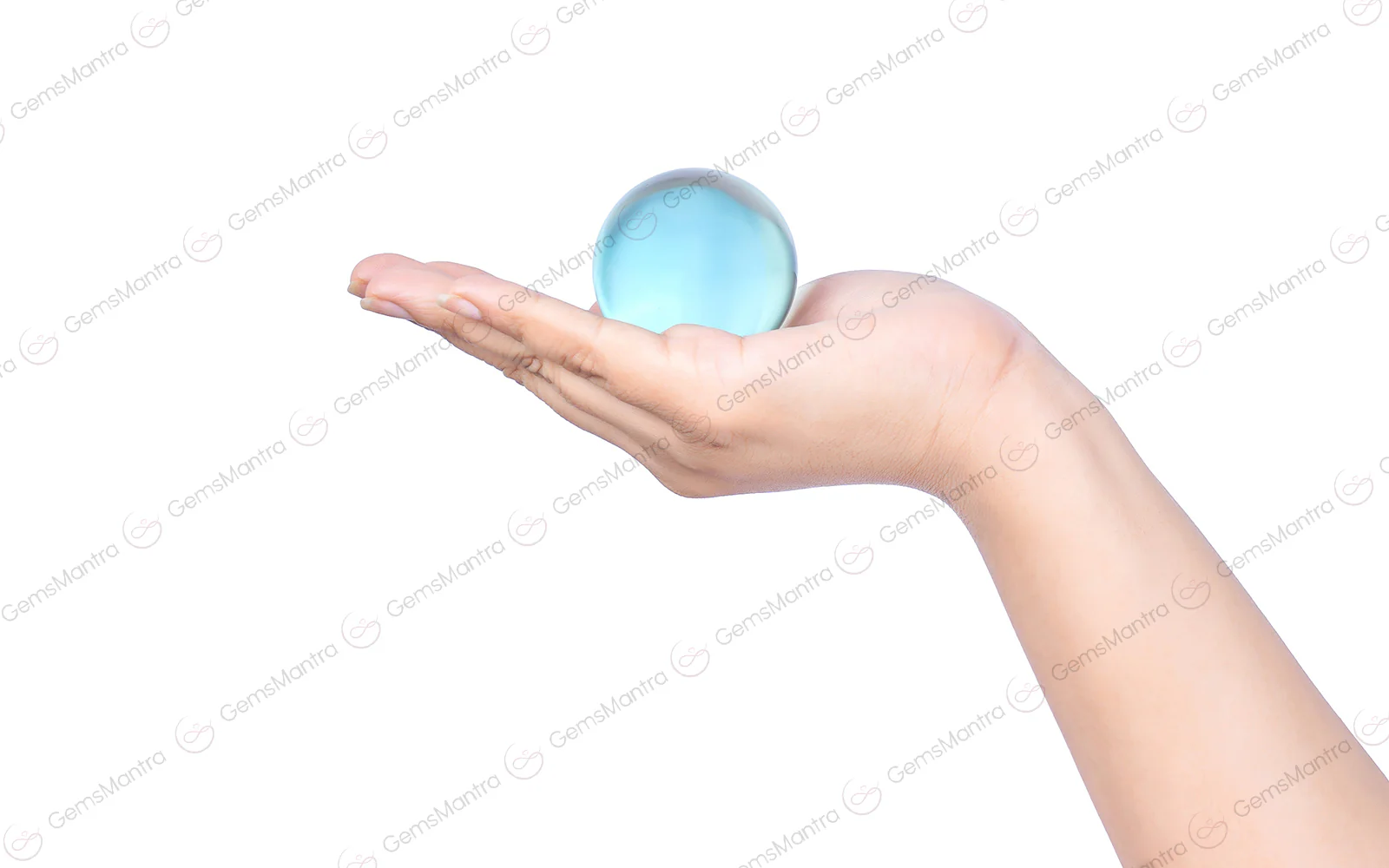 Aqua Obsidian Sphere/Ball - Image 3