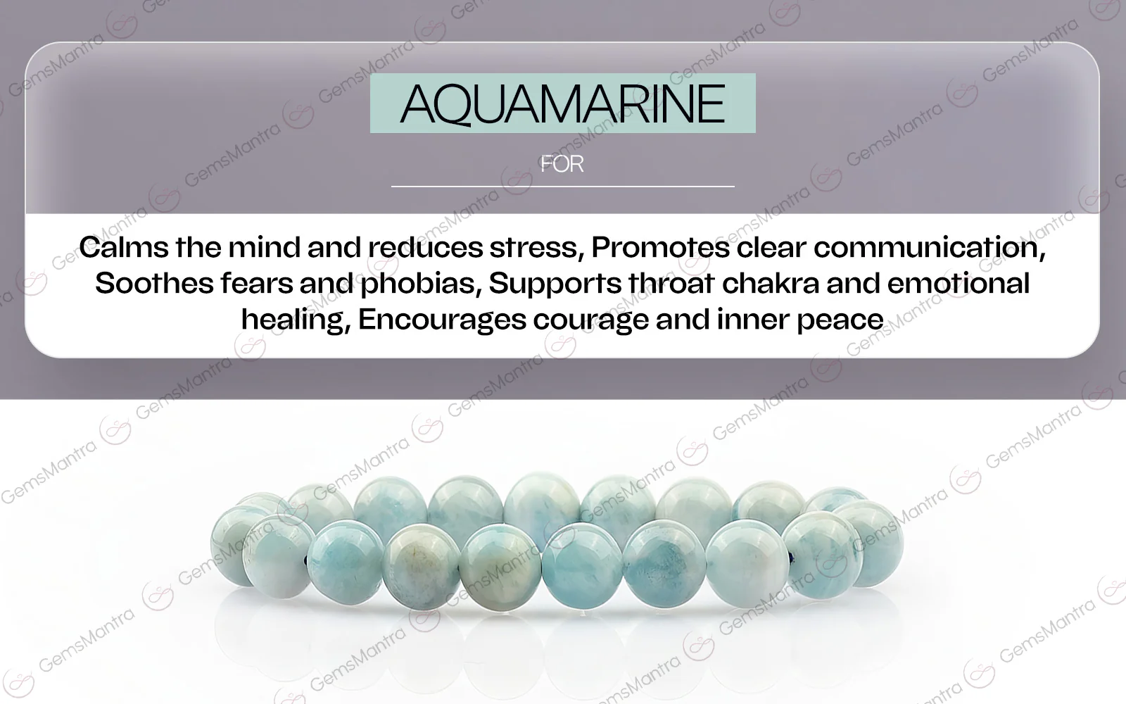 Aquamarine Bracelet - Image 4
