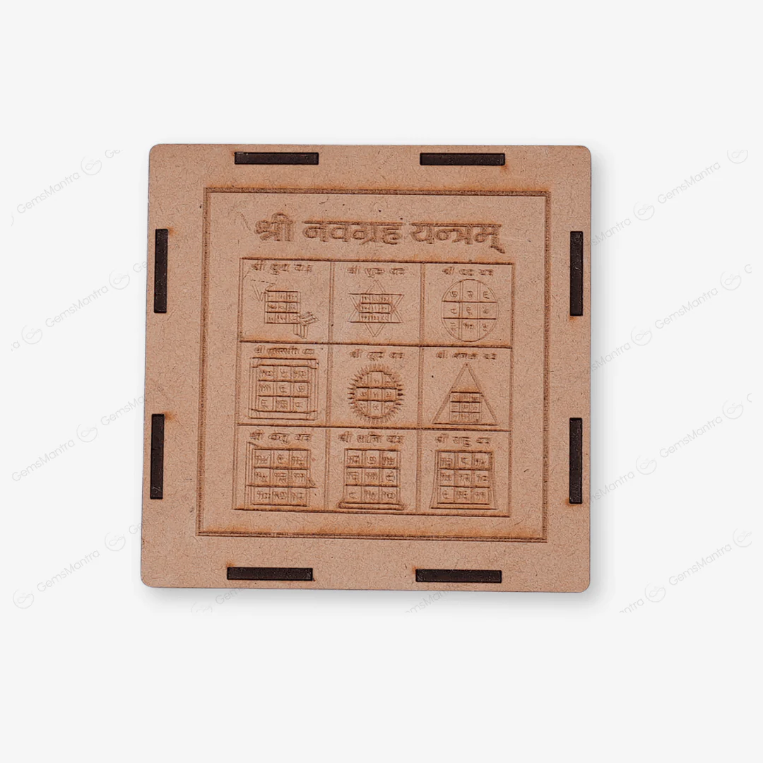Black Agate Navgrah Yantra Plate - Image 5