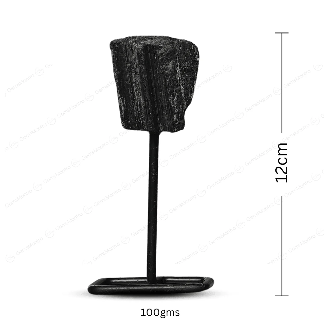 Black Tourmaline Raw Stone Stand - Image 3