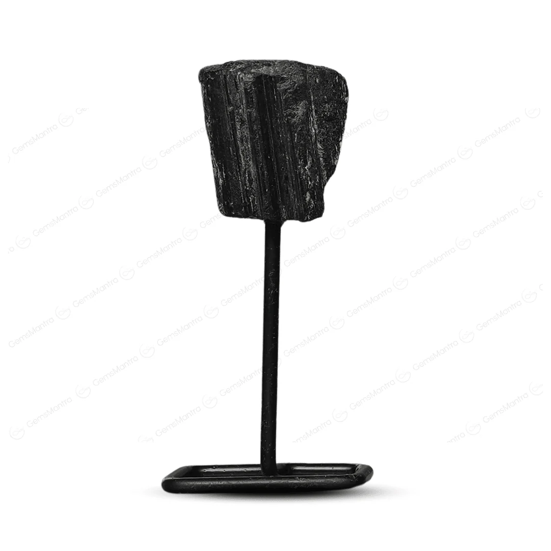 Black Tourmaline Raw Stone Stand - Image 4