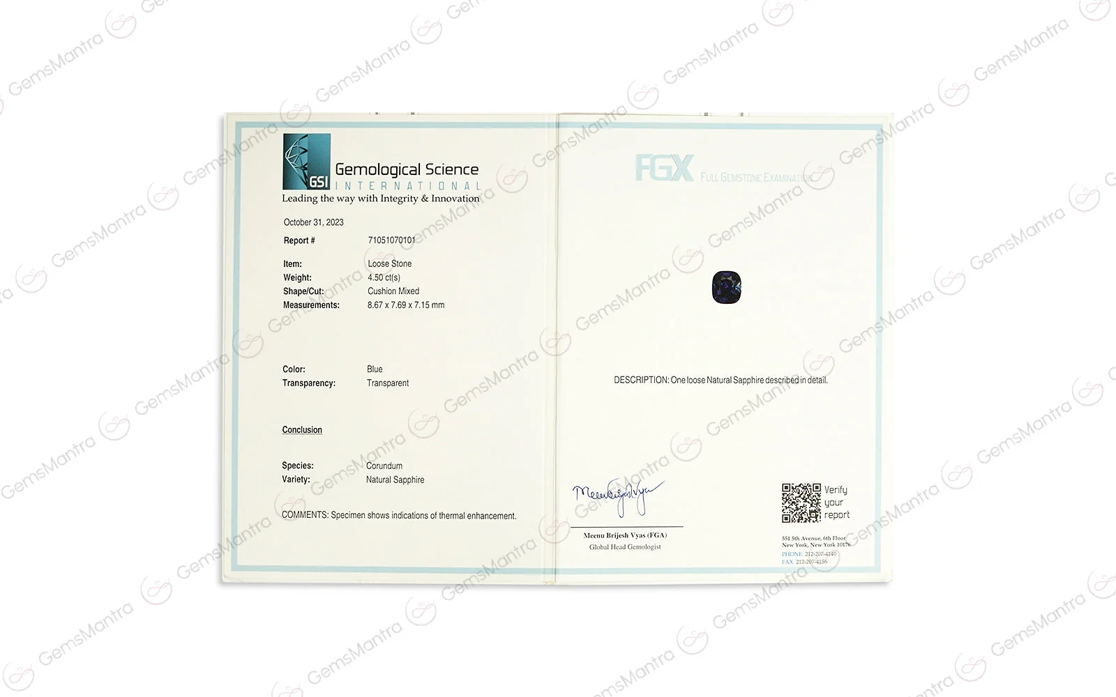 Blue Sapphire - 4.5 Carats - Image 3