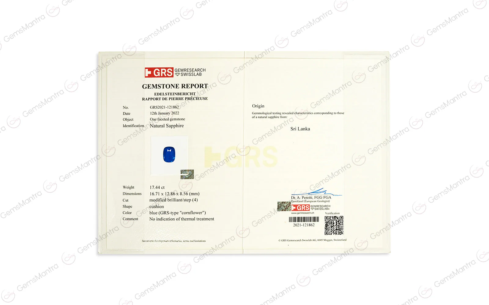 Blue Sapphire - 17.44 Carats - Image 3