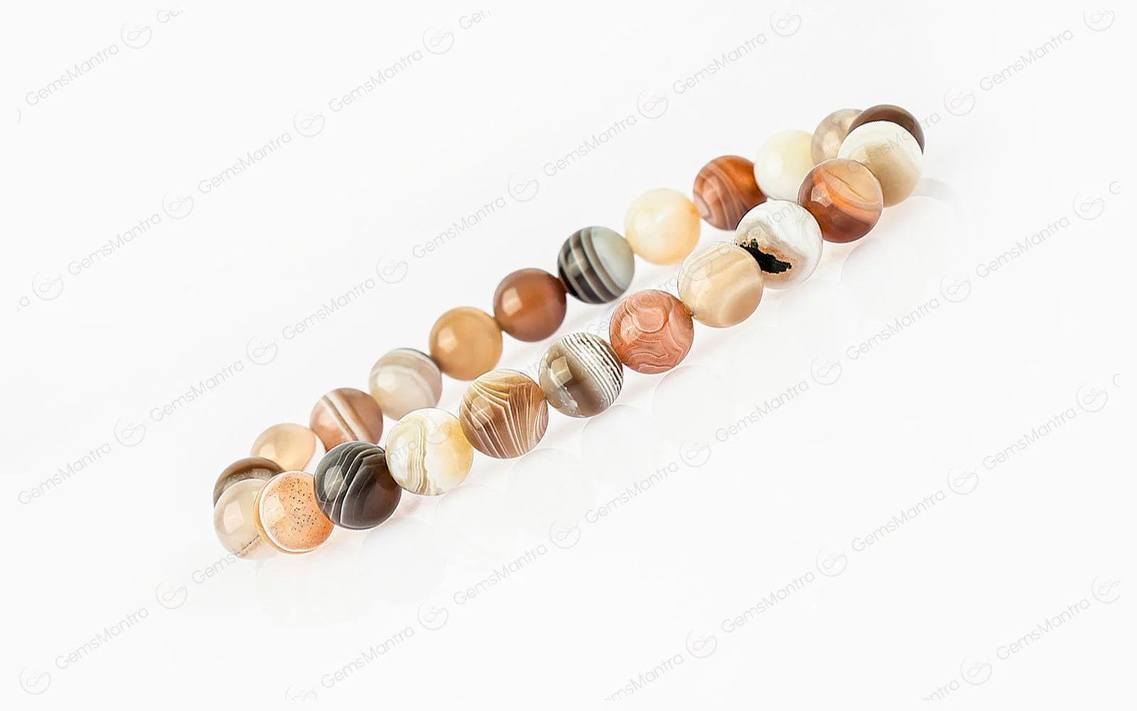 Original Botswana Agate Bracelet with Certificate - Image 2