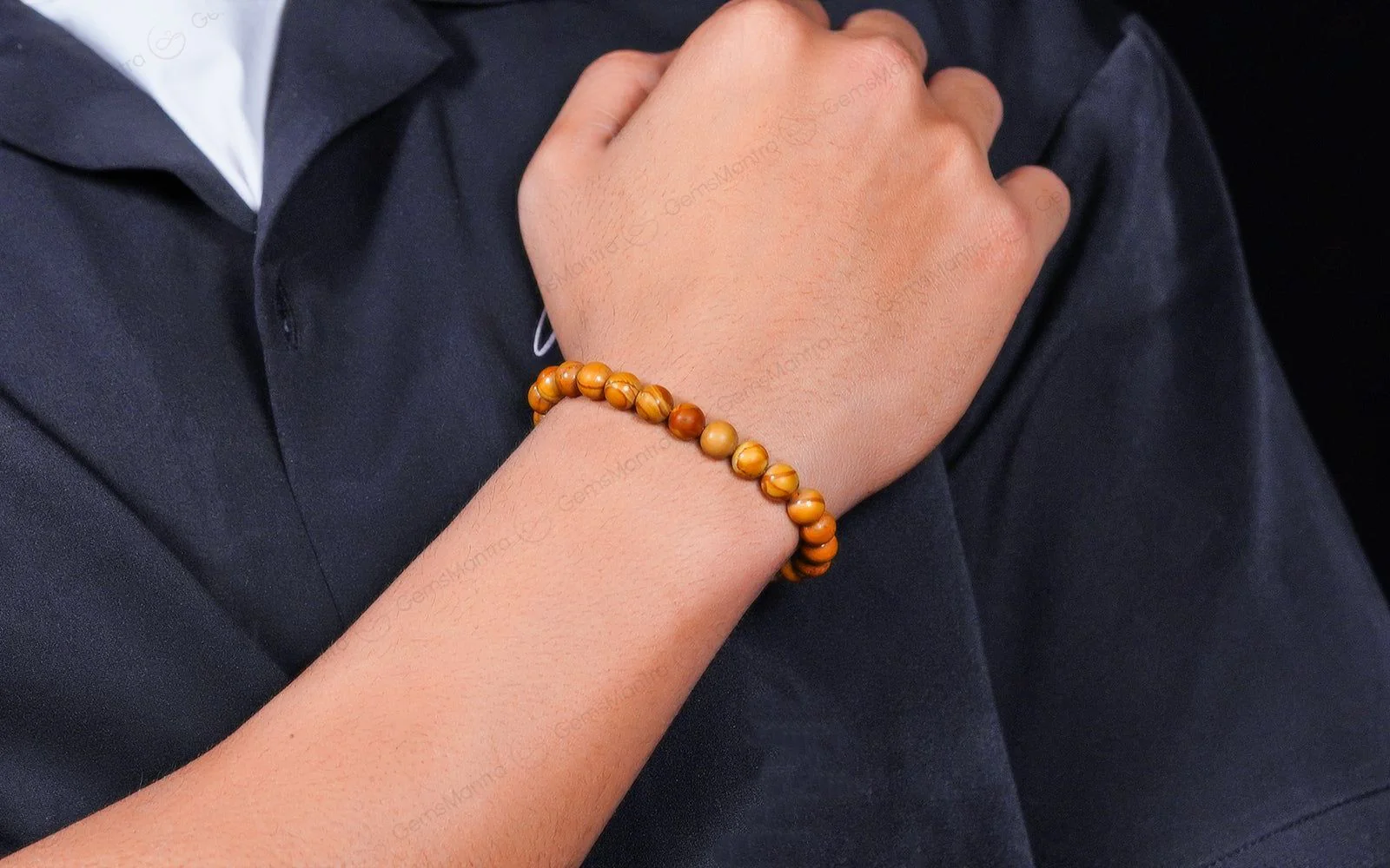 Original Camel Jasper Bracelet with Certificate - Image 3