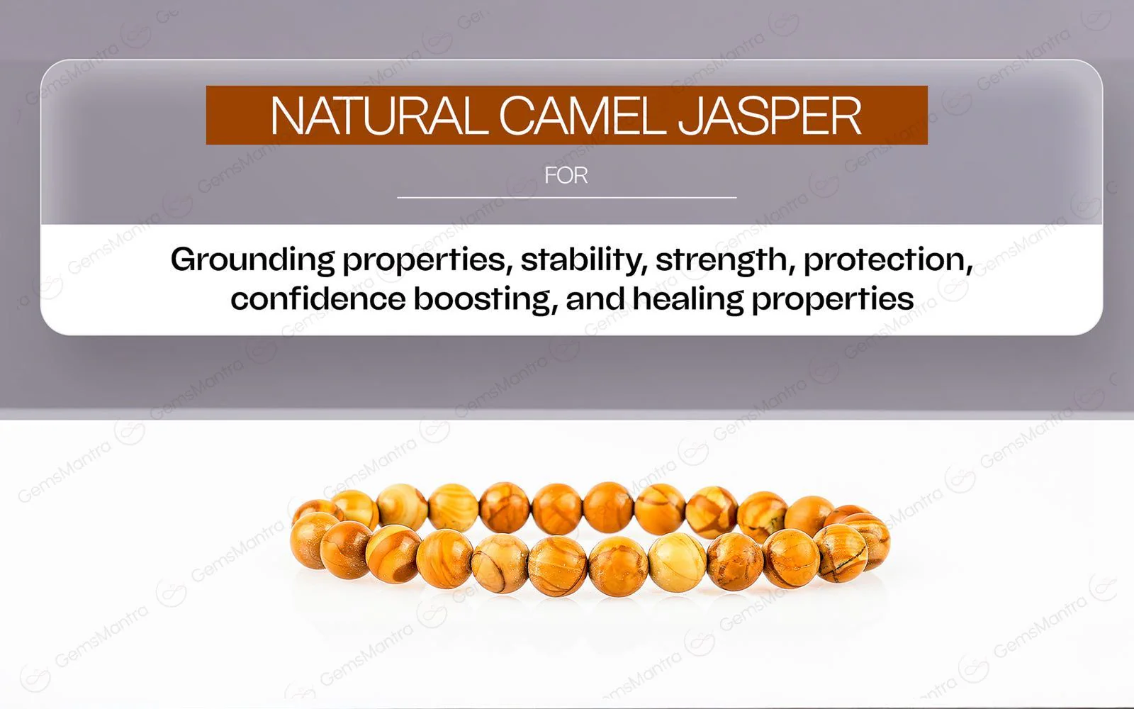 Original Camel Jasper Bracelet with Certificate - Image 5
