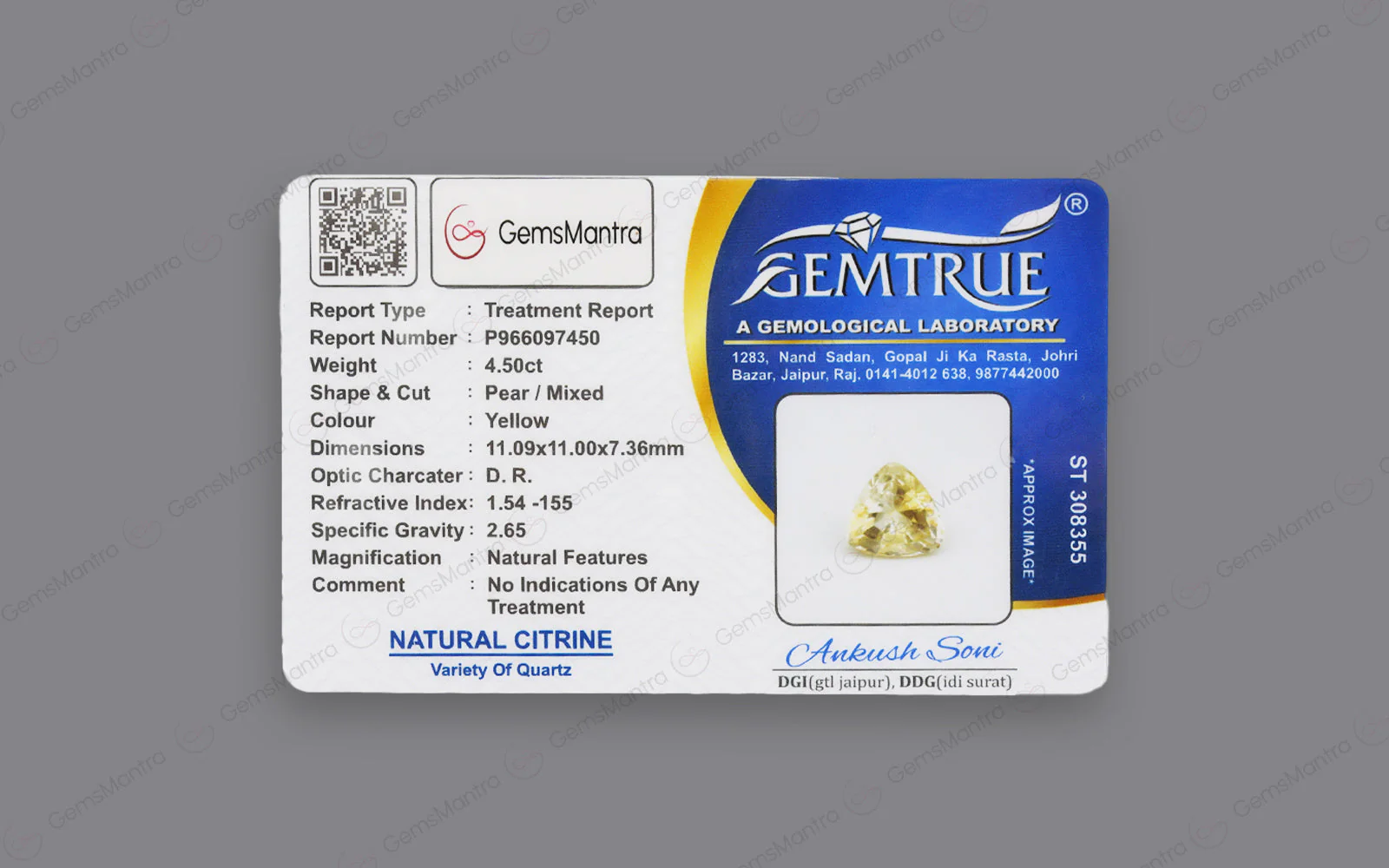 Citrine - 4.5 Carats - Image 4