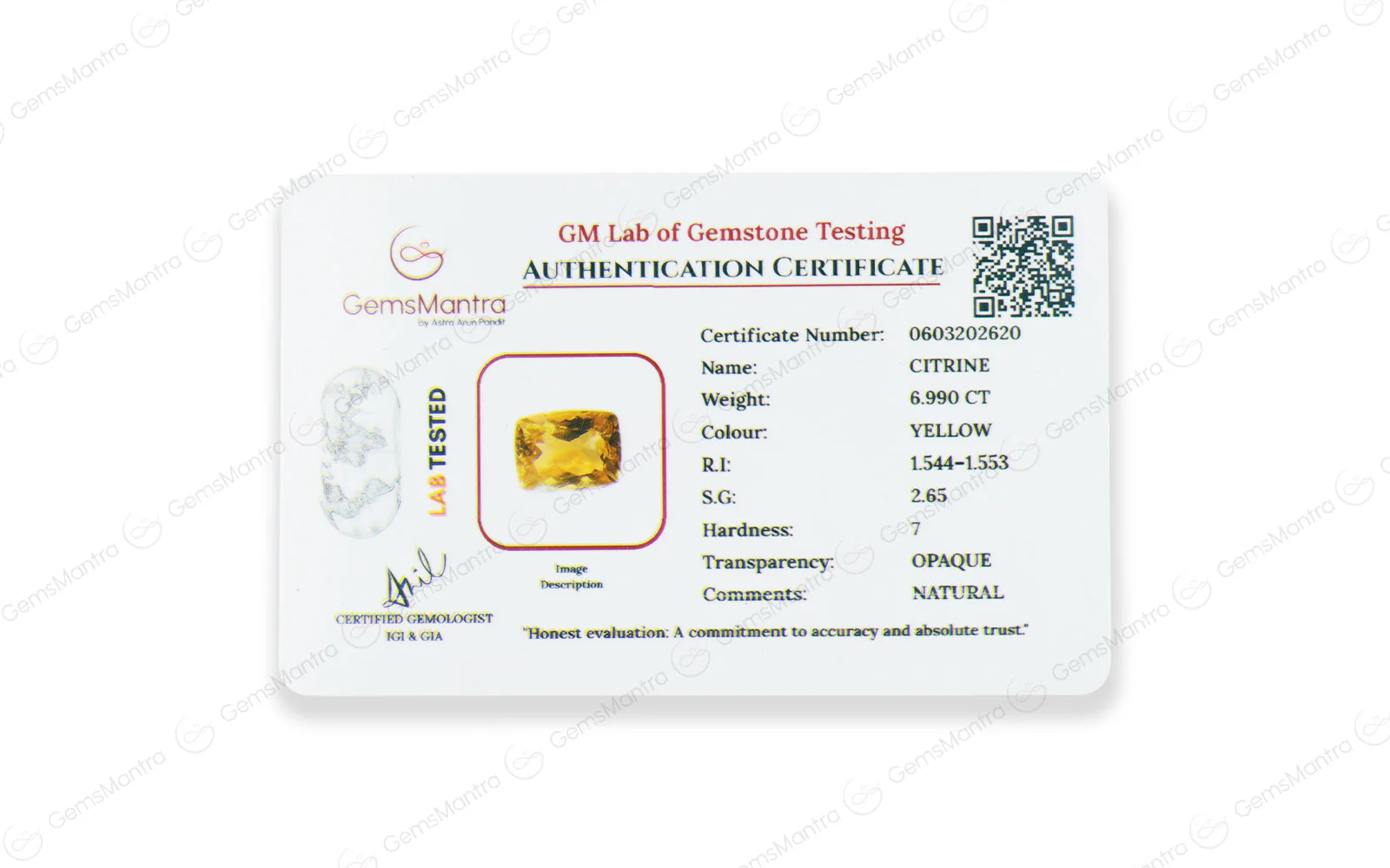 Citrine - 6.99 Carats - Image 4