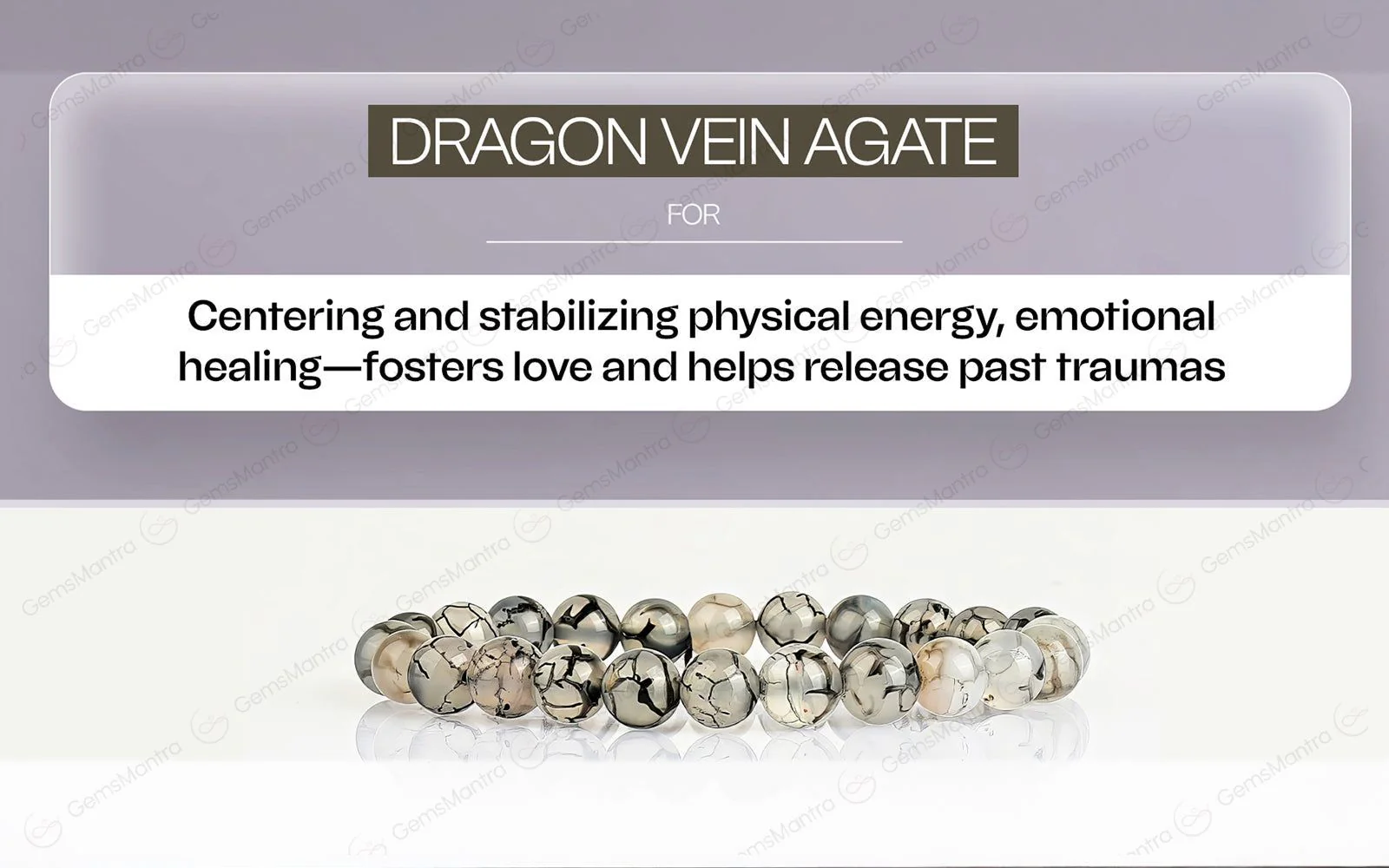 Dragon Vein Agate Bracelet - Image 5
