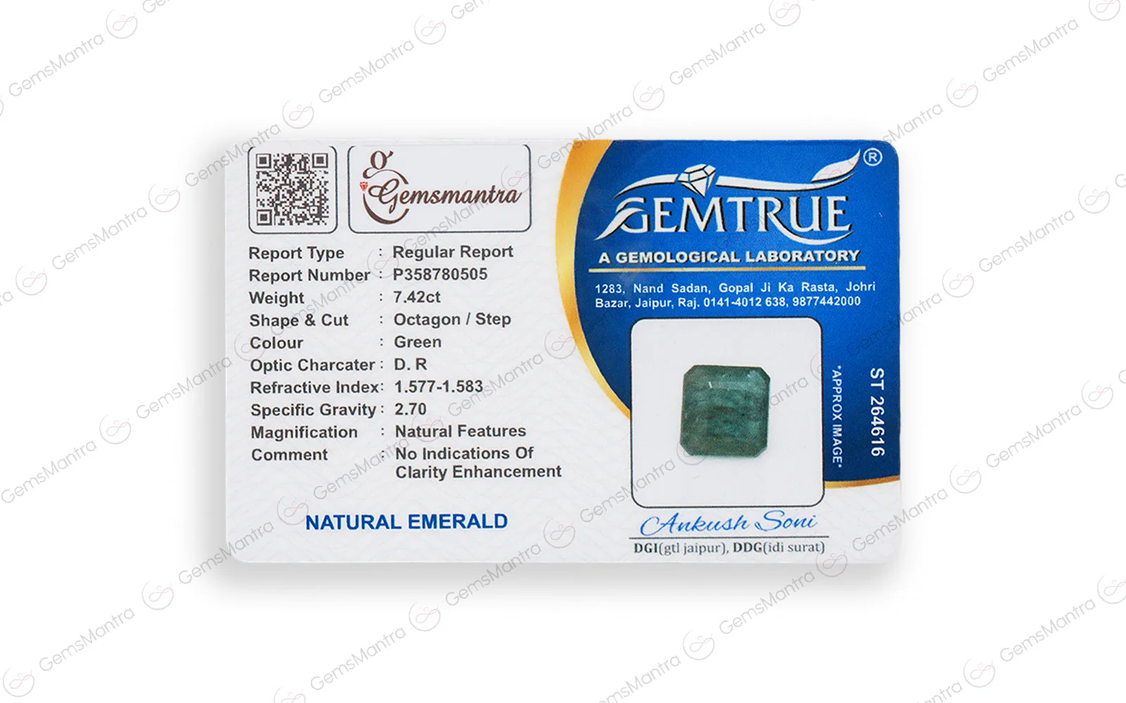 Emerald - 7.42 Carats - Image 4