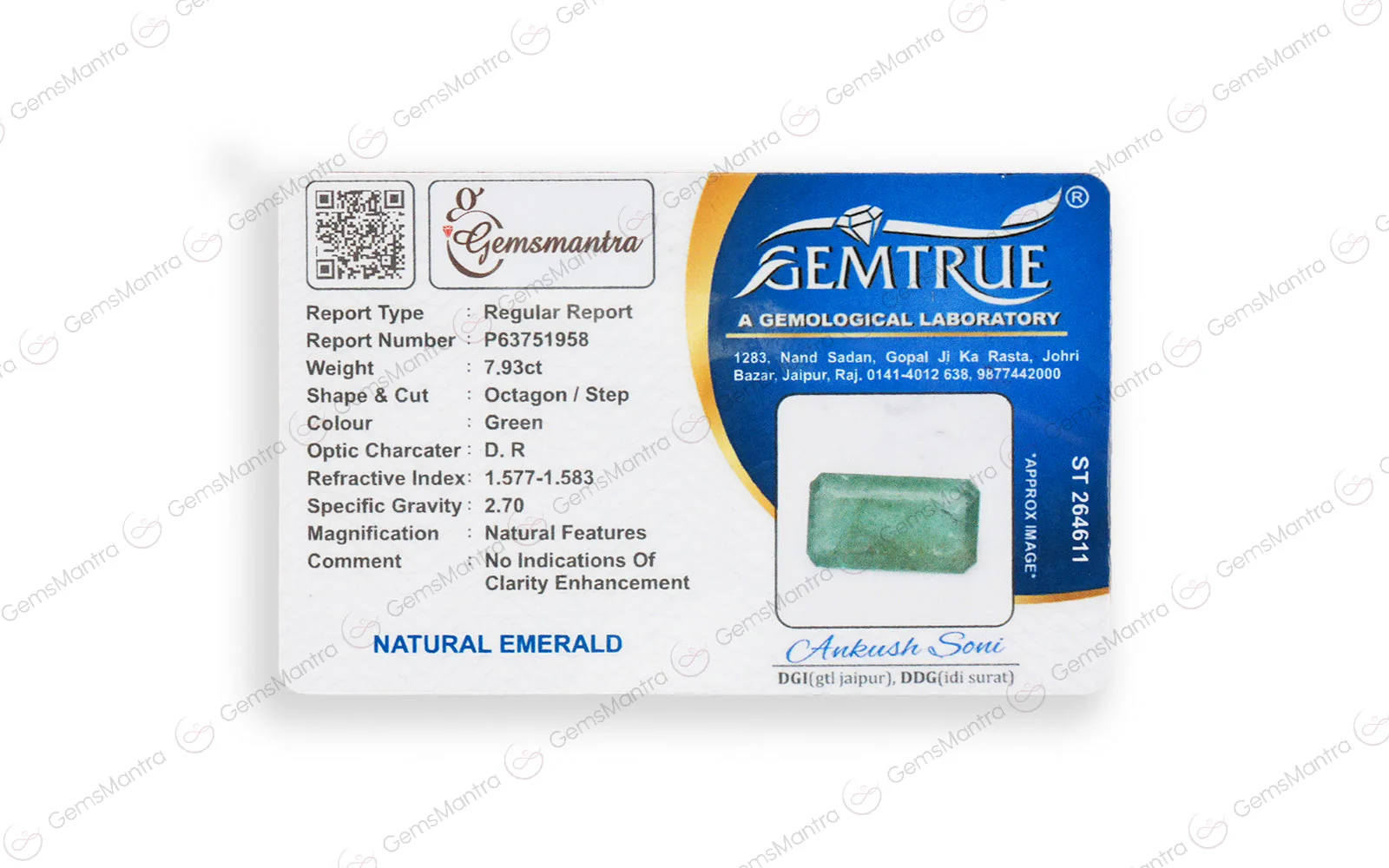 Emerald - 7.93 Carats - Image 4