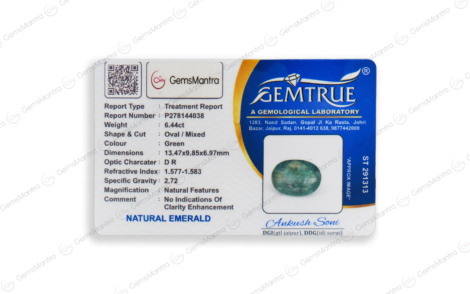 Emerald - 6.44 Carats - Image 4
