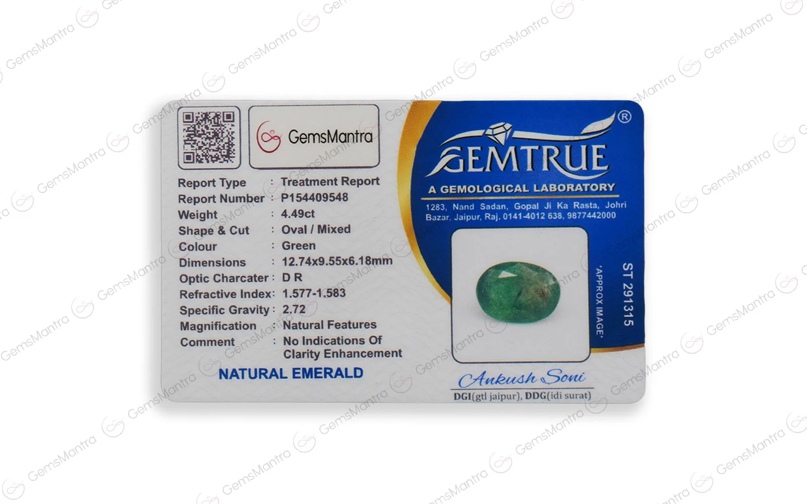 Emerald - 4.49 Carats - Image 4