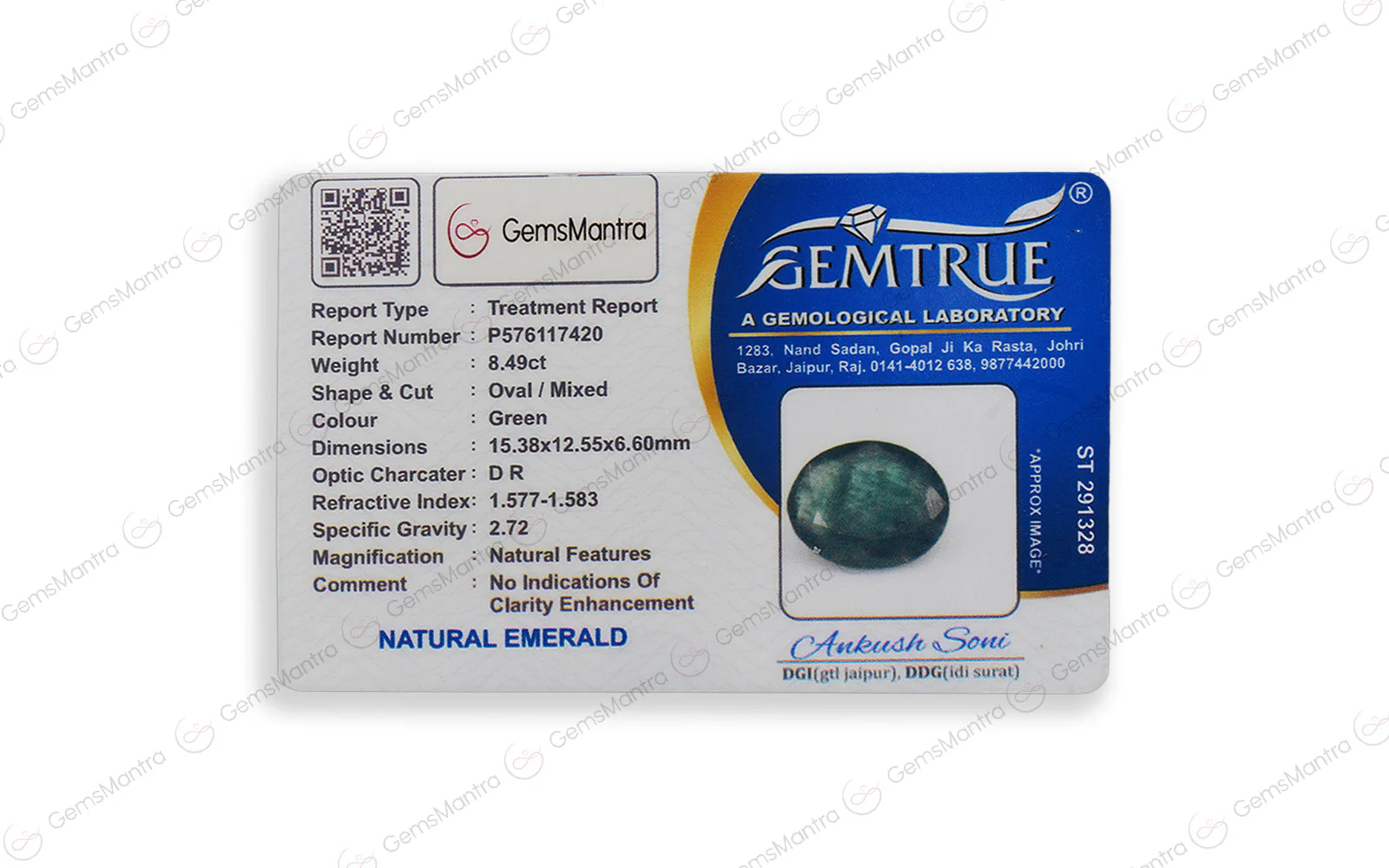 Emerald - 8.49 Carats - Image 4