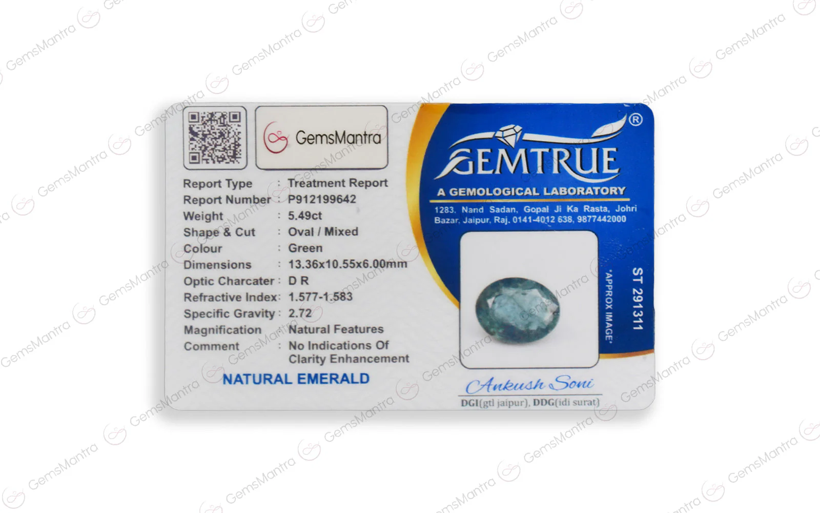 Emerald - 5.49 Carats - Image 4