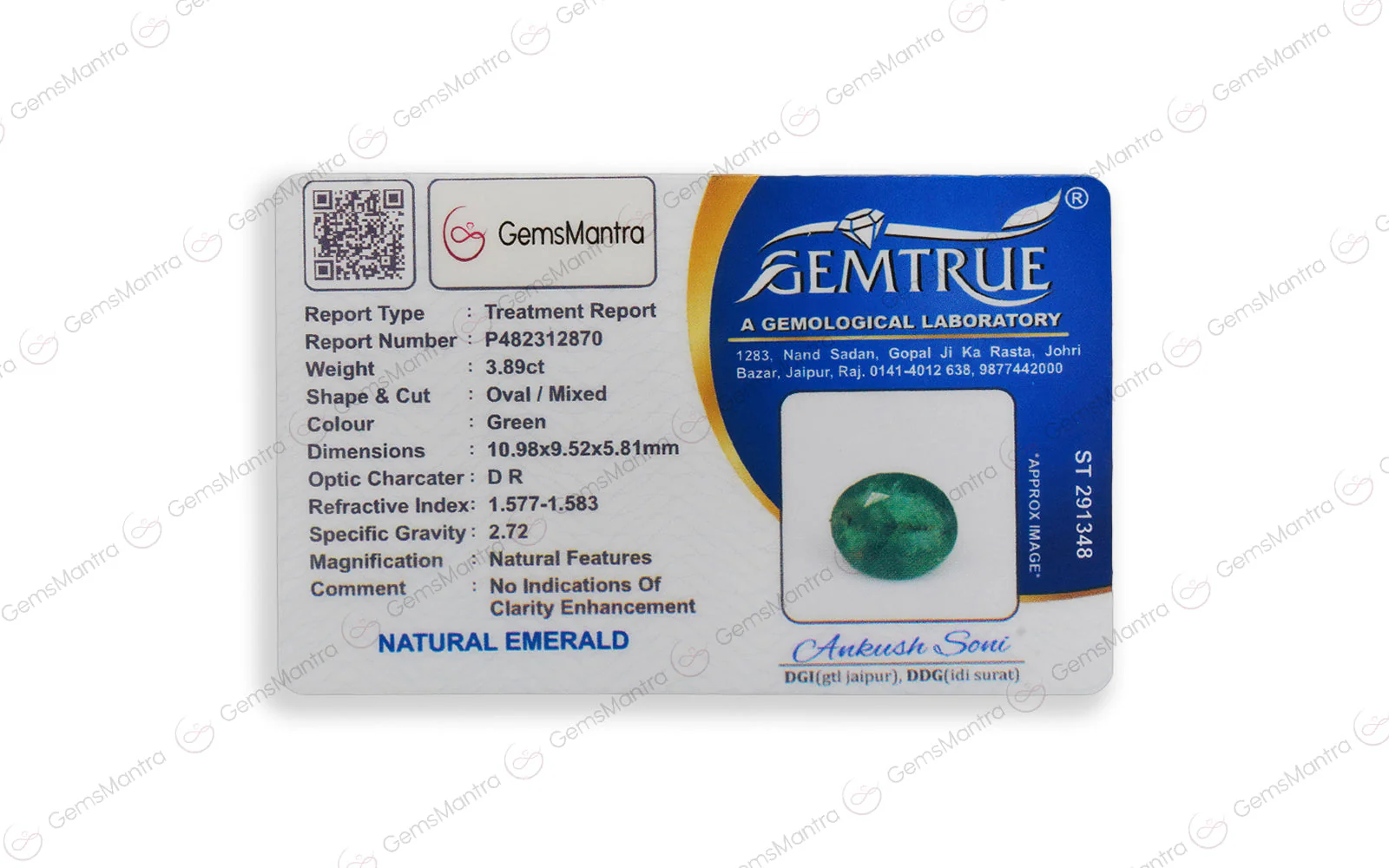 Emerald - 3.89 Carats - Image 4