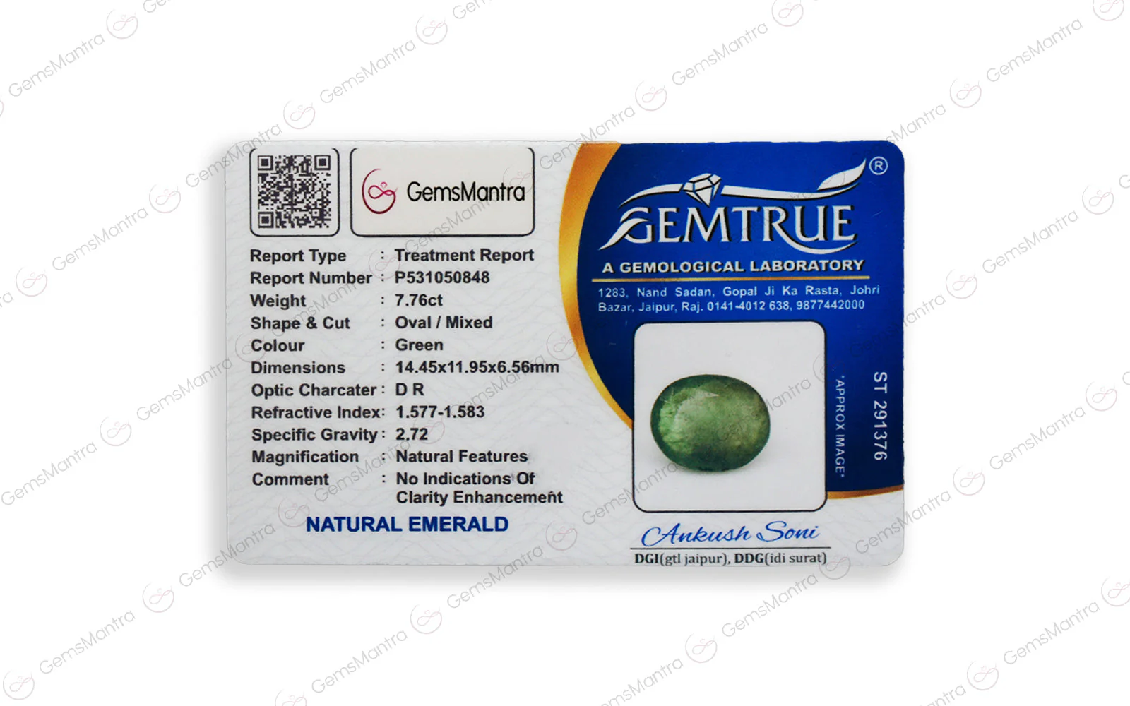 Emerald - 7.76 Carats - Image 4