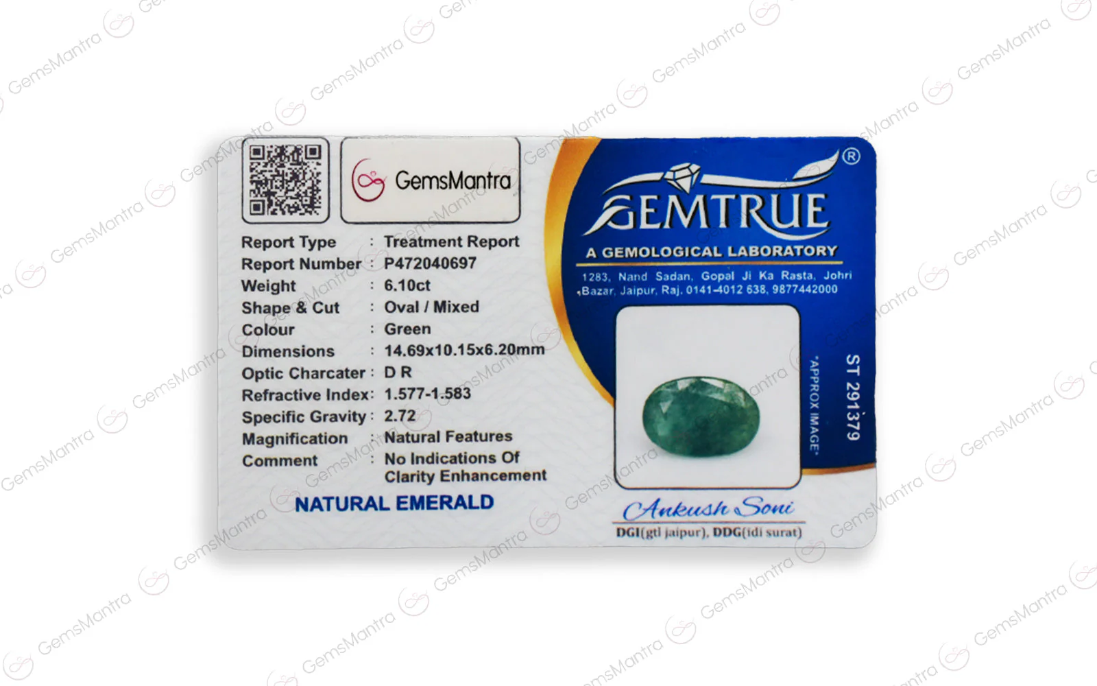 Emerald - 6.1 Carats - Image 4