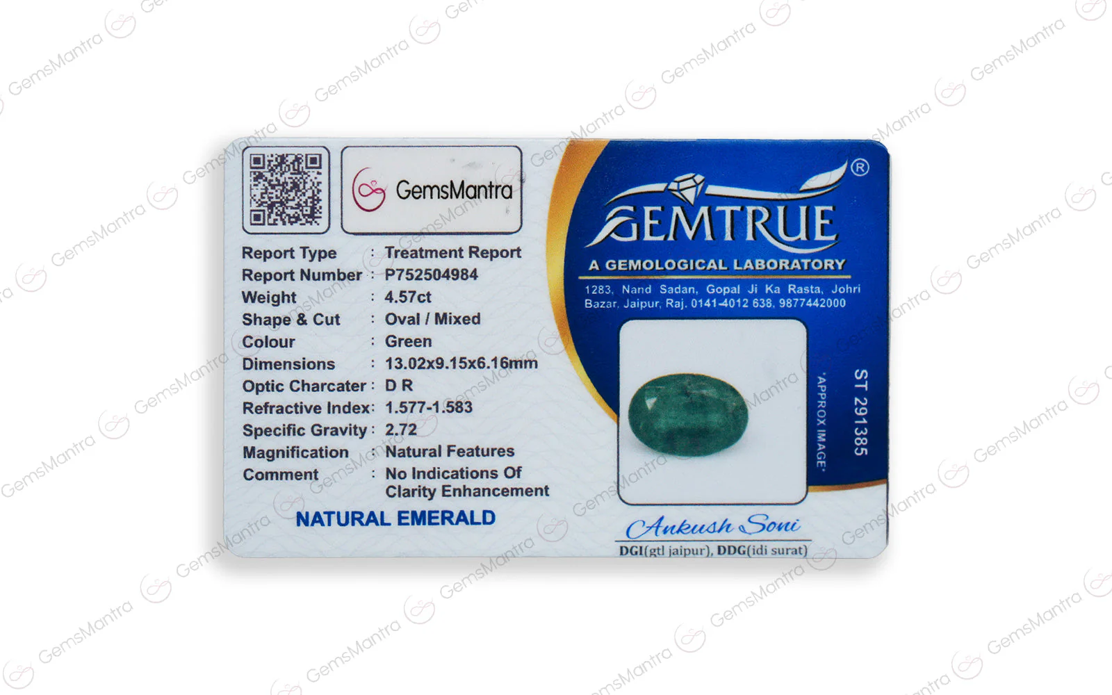 Emerald - 4.57 Carats - Image 4