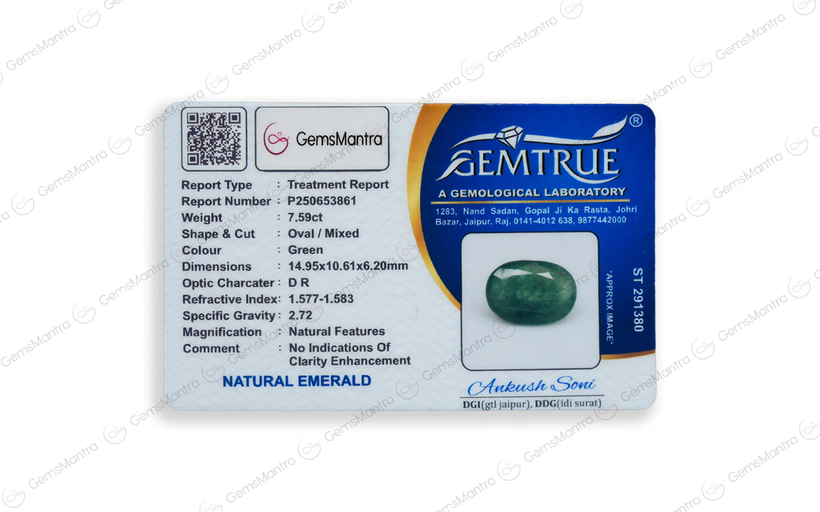 Emerald - 7.59 Carats - Image 4