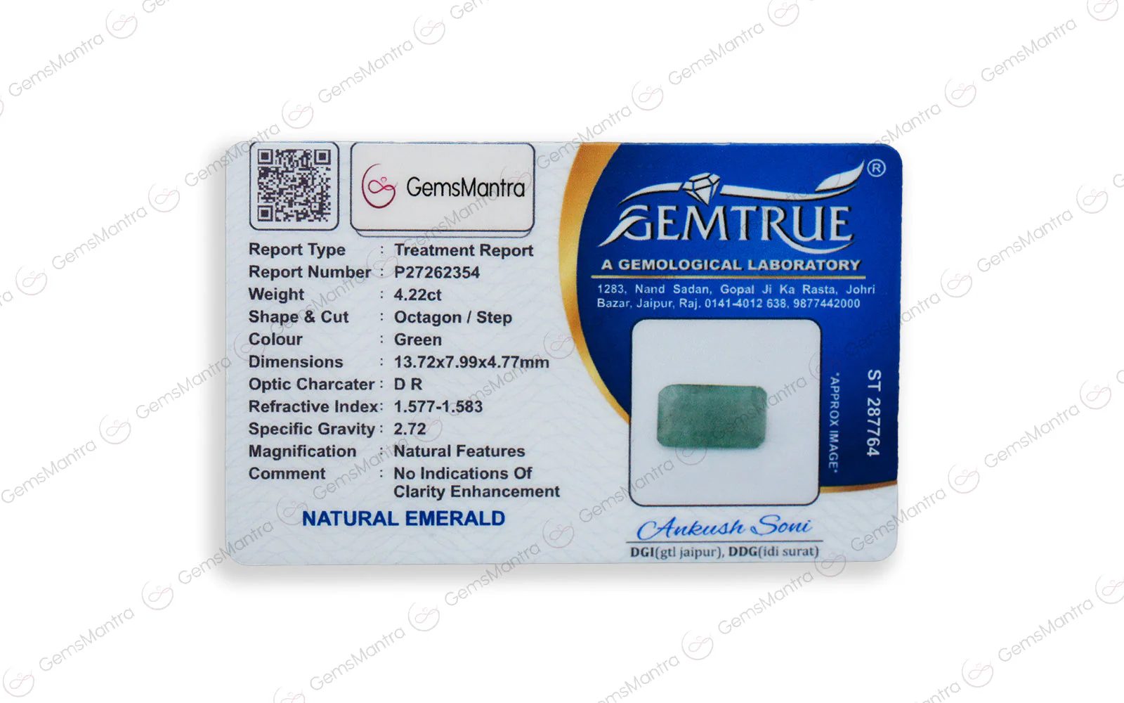 Emerald - 4.22 Carats - Image 4