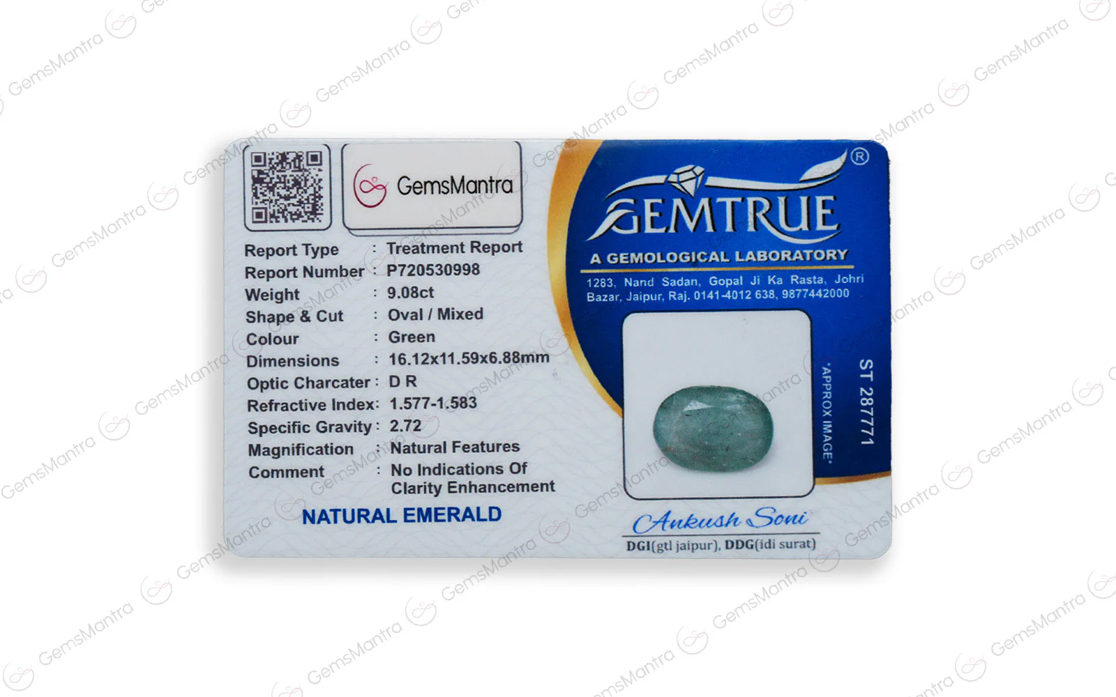 Emerald - 9.08 Carats - Image 4