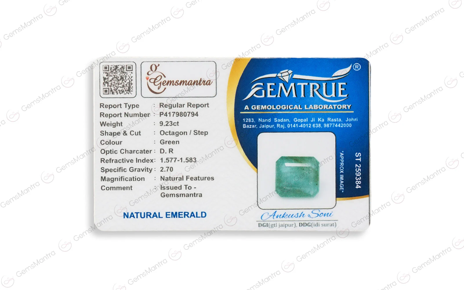 Emerald - 9.23 Carats - Image 4