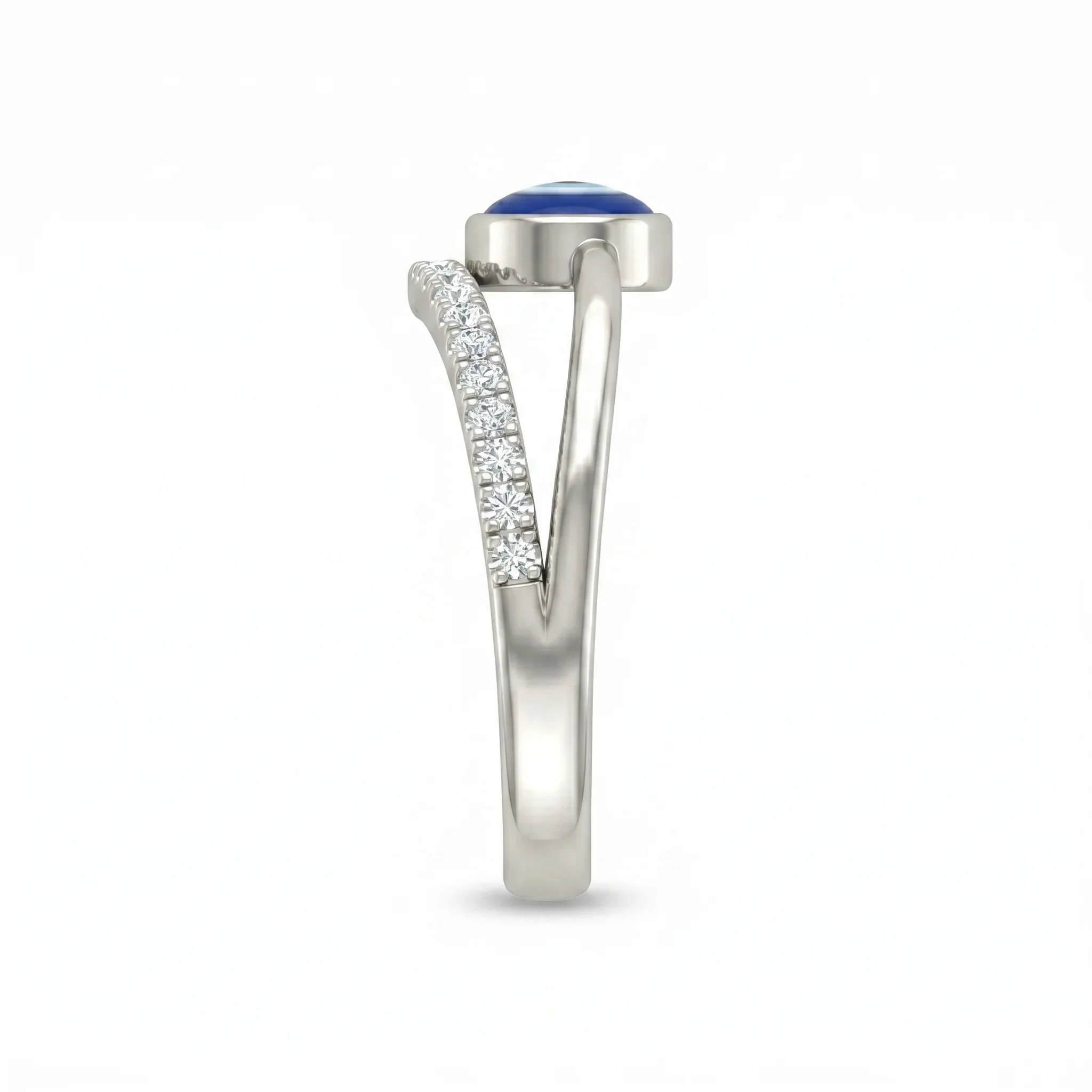 Evil Eye Minimal Ring - Image 5