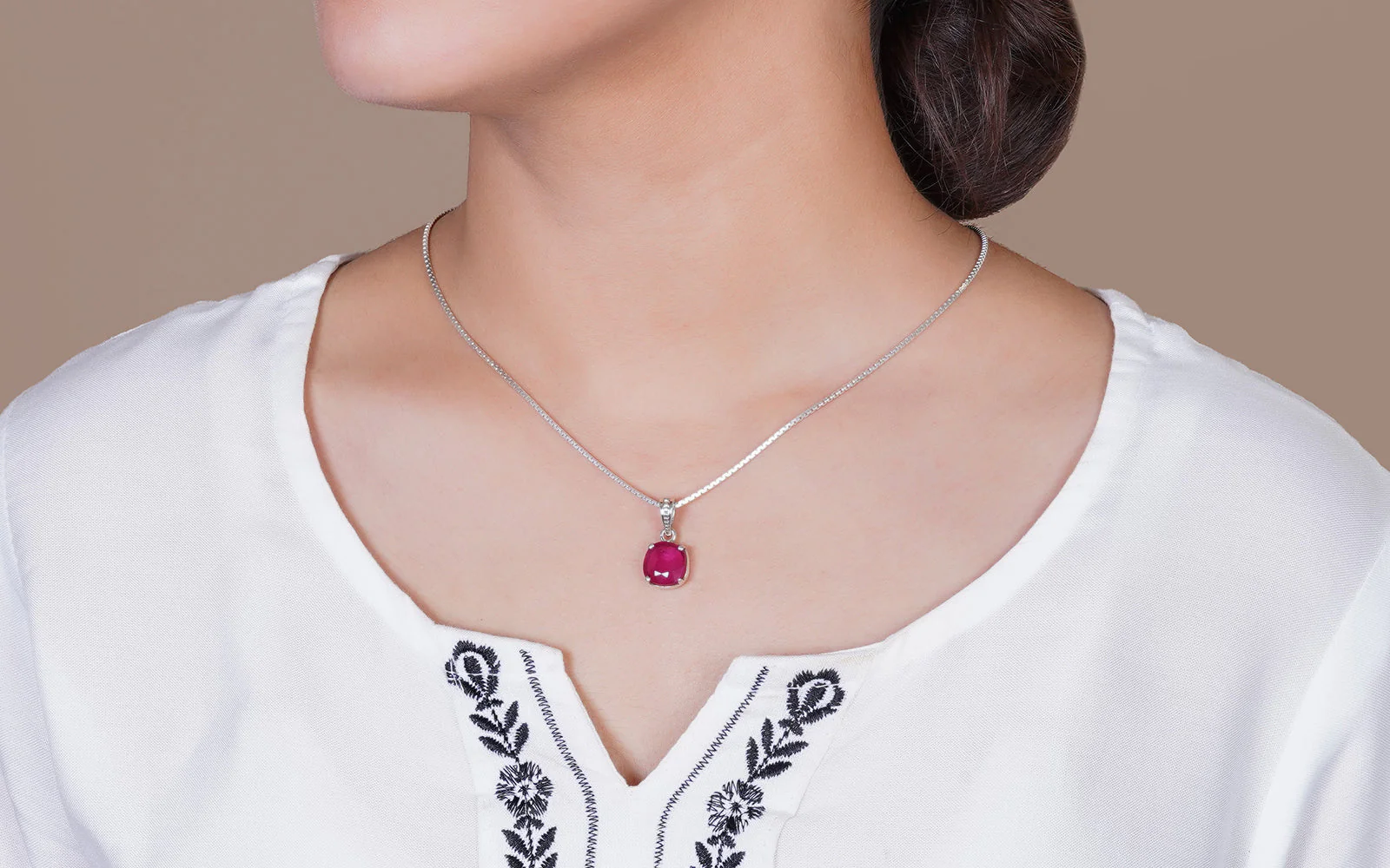 Glass Filled Ruby Pendant - 6.24 Carats - Image 3