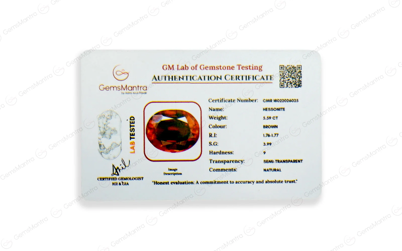 Gomed - 5.59 Carats - Image 4
