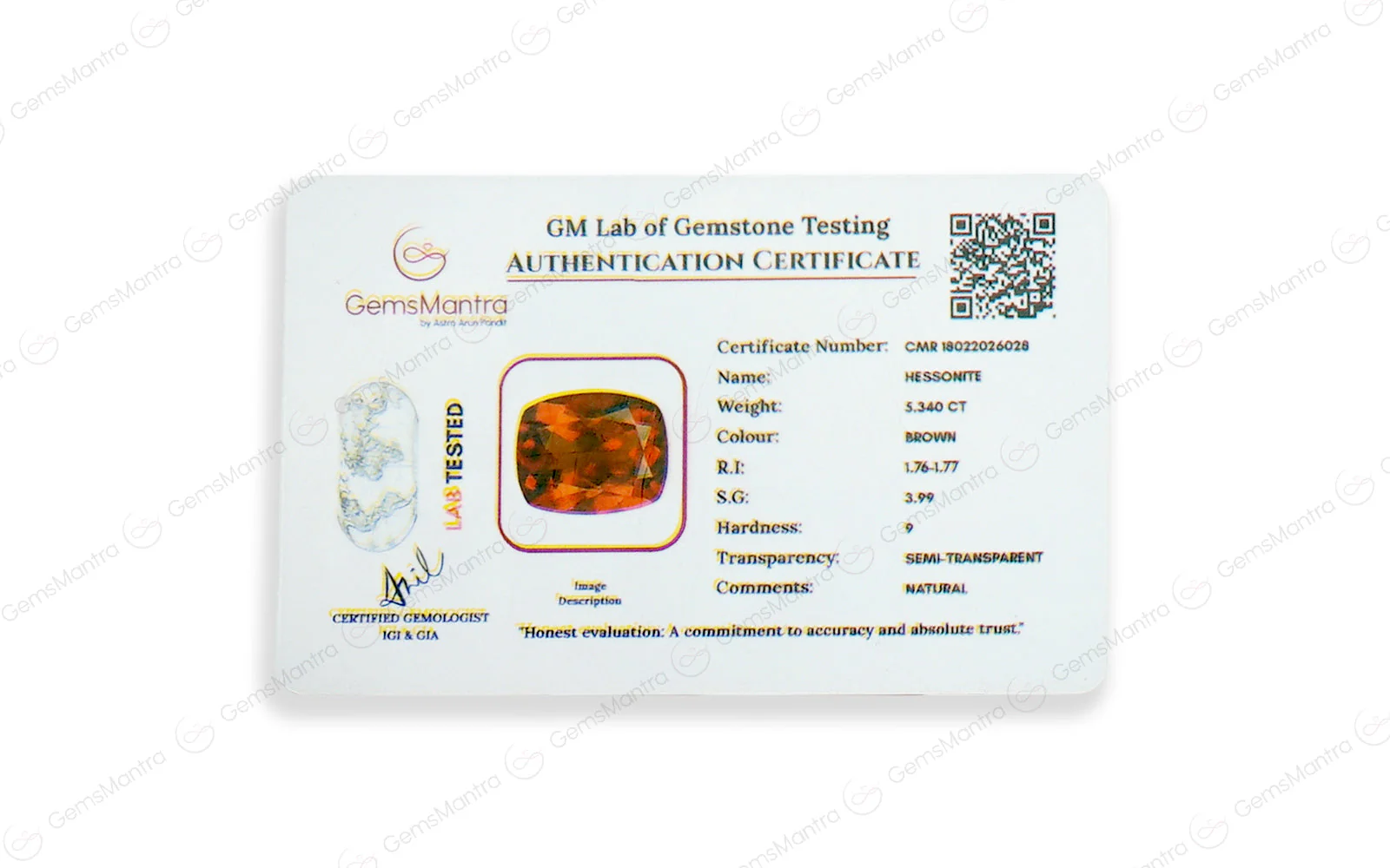 Gomed - 5.34 Carats - Image 4