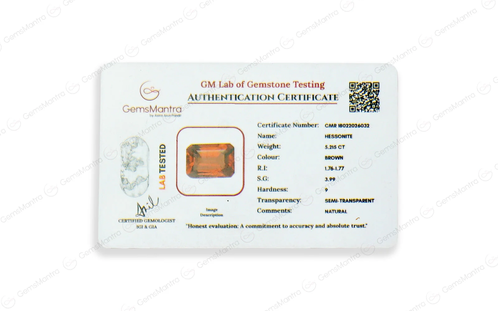 Gomed - 5.215 Carats - Image 4